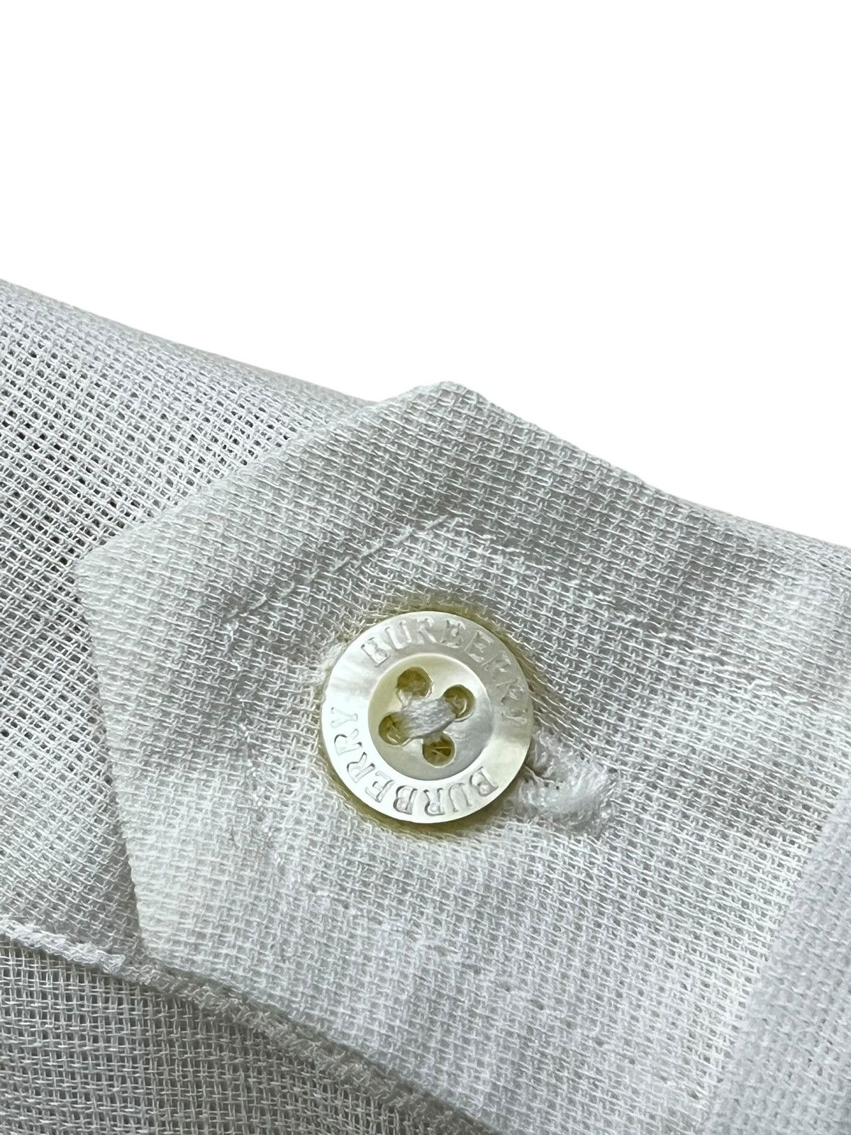 Burberry 🔥Burberry London SAMPLE Epaulet Mesh Shirt Medium Size M / US 6-8 / IT 42-44 - 6 Thumbnail