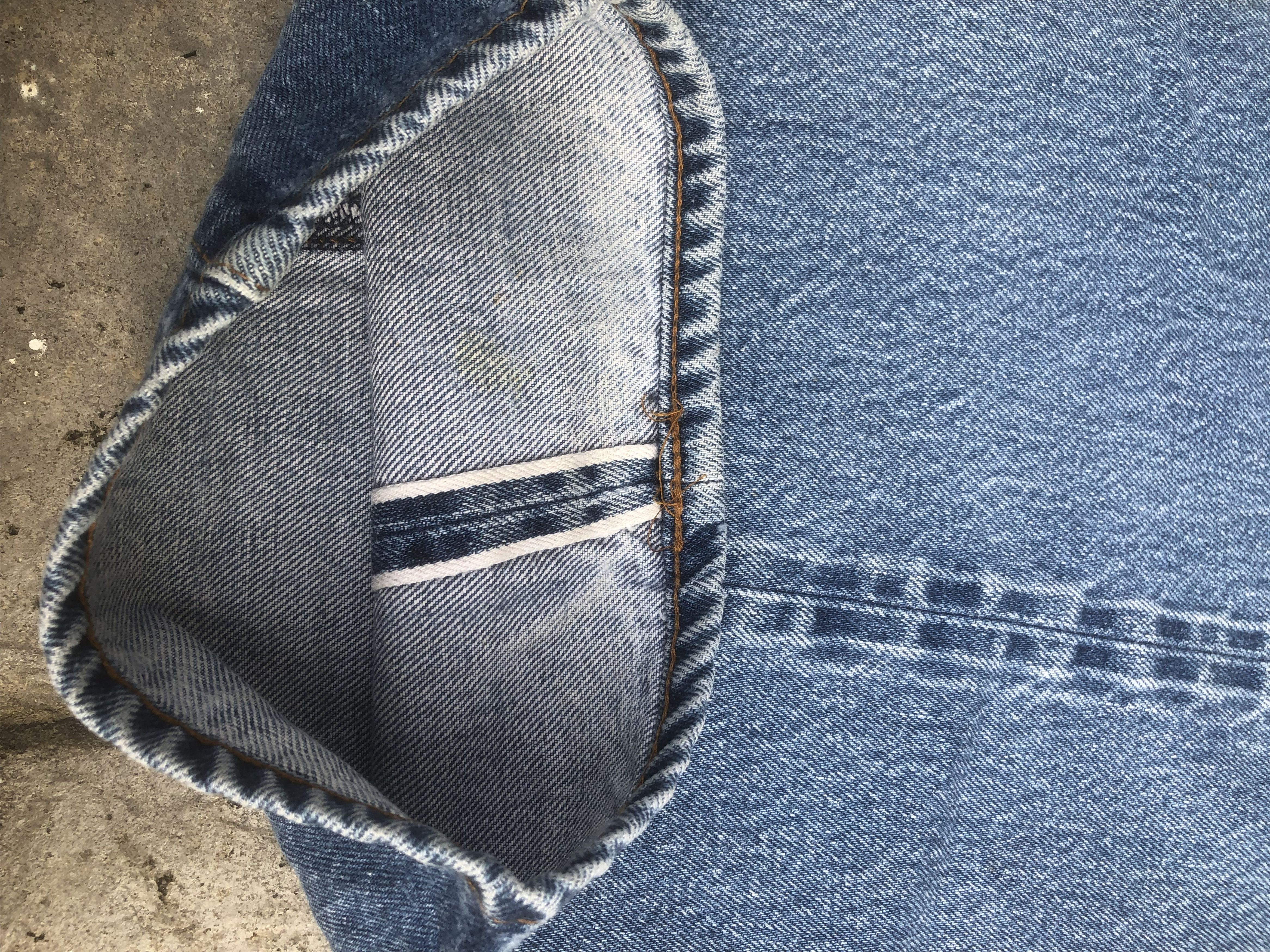 Levi's Vintage Clothing Vintage 80s Levis 501 Selvedge Small e Jeans Size US 38 / EU 54 - 9 Thumbnail