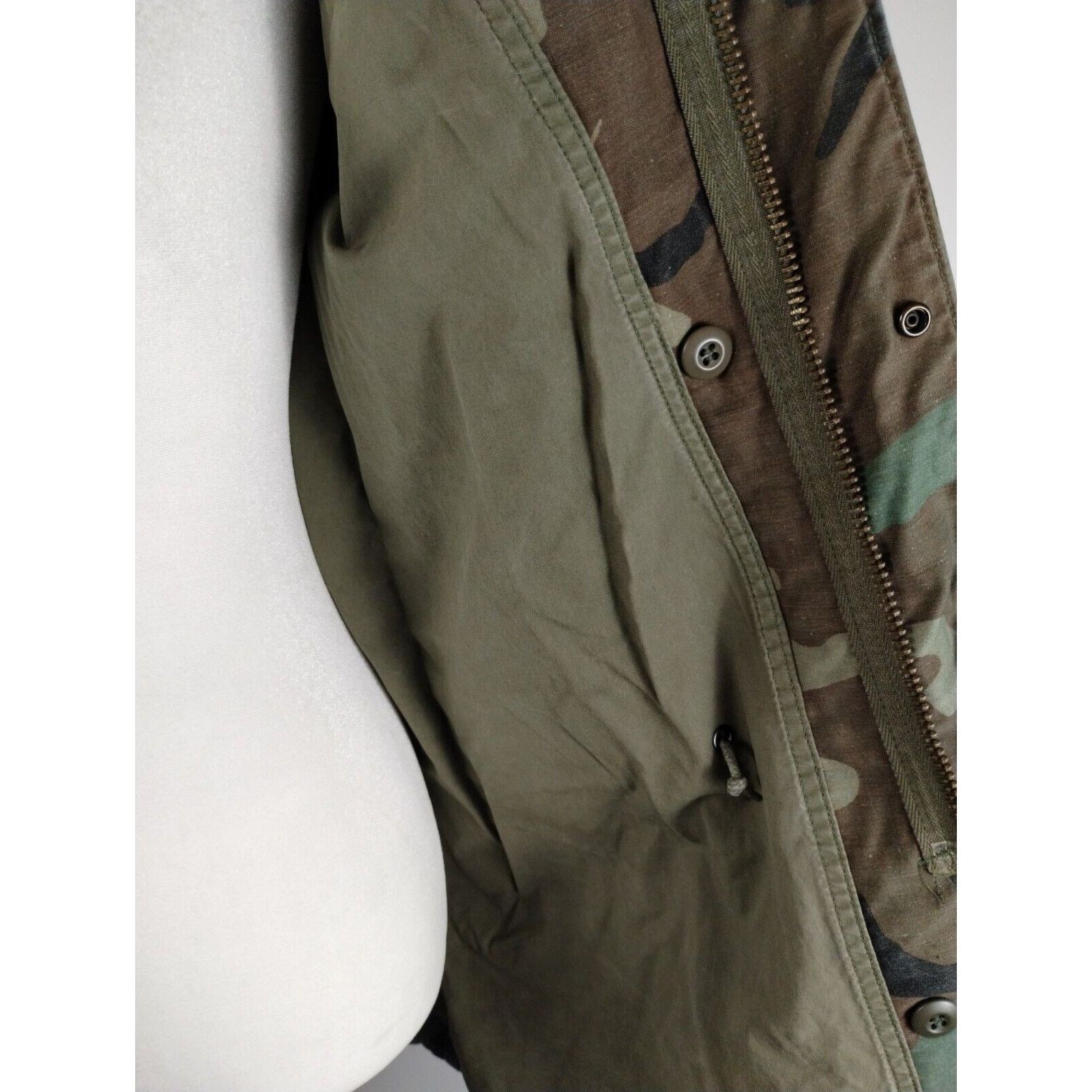 Vintage US Military Cold Weather Coat Small Wood Camo - Blemished Size US S / EU 44-46 / 1 - 8 Thumbnail
