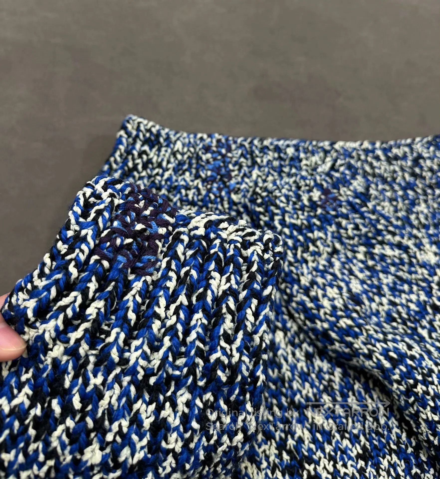 Maison Margiela maison margiela blue snowflake knit sweater. Size US S / EU 44-46 / 1 - 6 Thumbnail