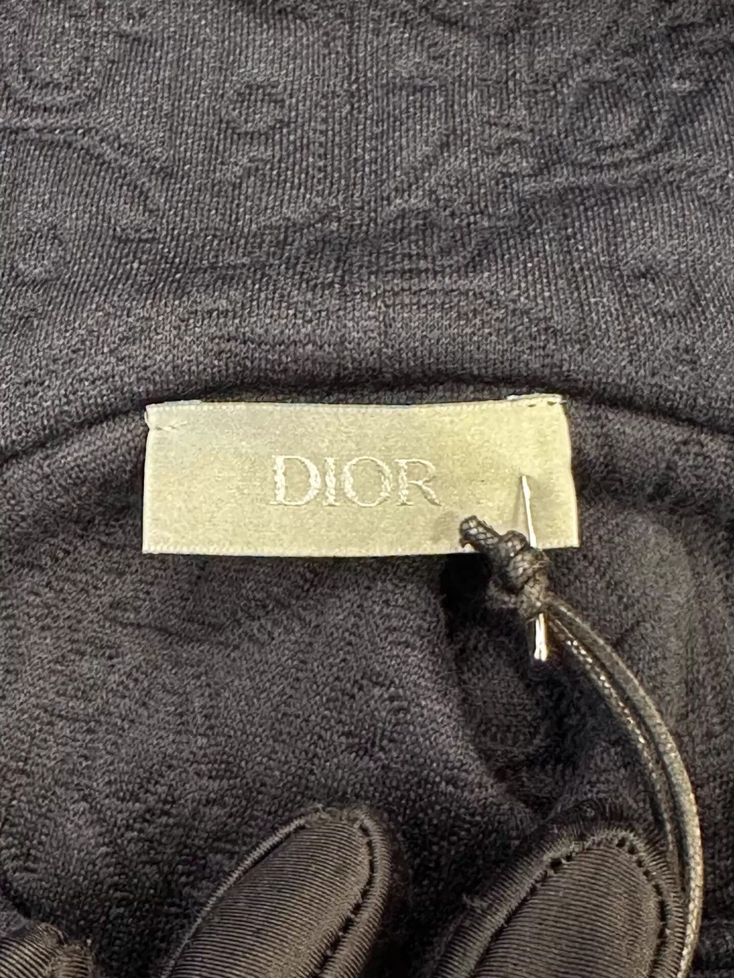 Dior Dior Essentials Oblique Logo Hoodie Navy Blue M Size US M / EU 48-50 / 2 - 5 Thumbnail