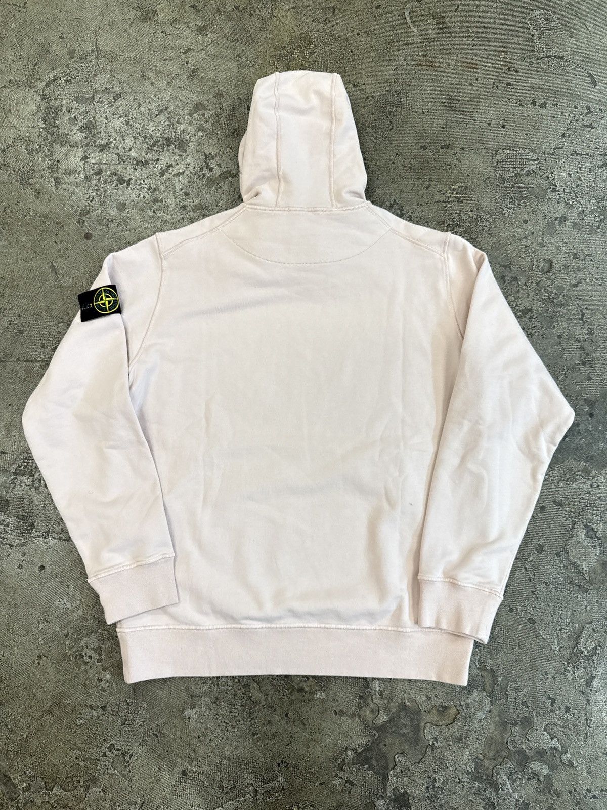 Stone Island Stone Island Antique Rose Hooded Sweatshirt Size US XL / EU 56 / 4 - 4 Thumbnail