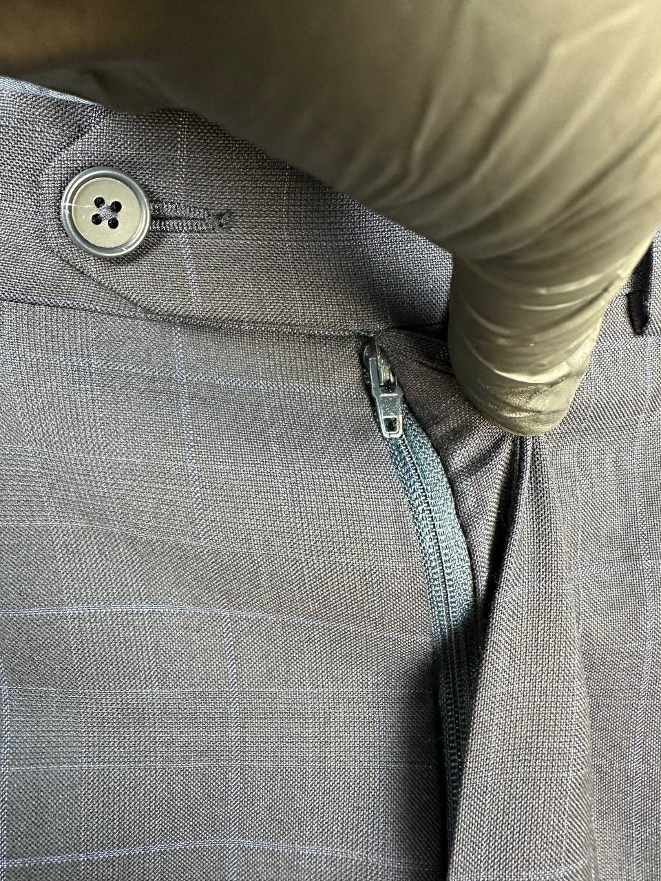 Ermenegildo Zegna RRP €2.500 Emenegildo Zegna "Mila" Abito Suit Wool Check Size 46R - 17 Thumbnail