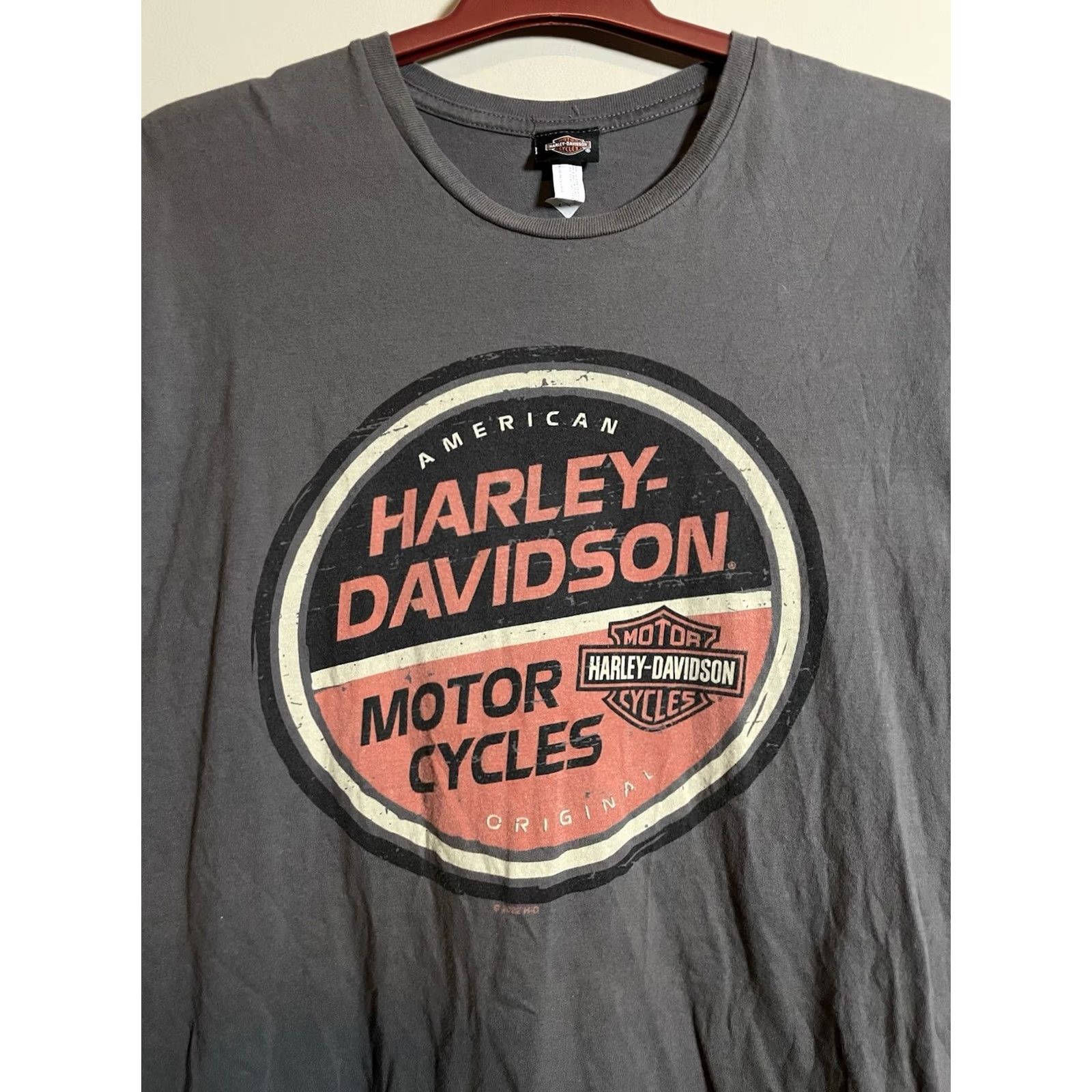 Harley Davidson Harley-Davidson T-Shirt Men’s Large Gray Cotton Crew Neck Short Sleeve Biker Motorcycle USA Graphic Print Size US L / EU 52-54 / 3 - 2 Thumbnail