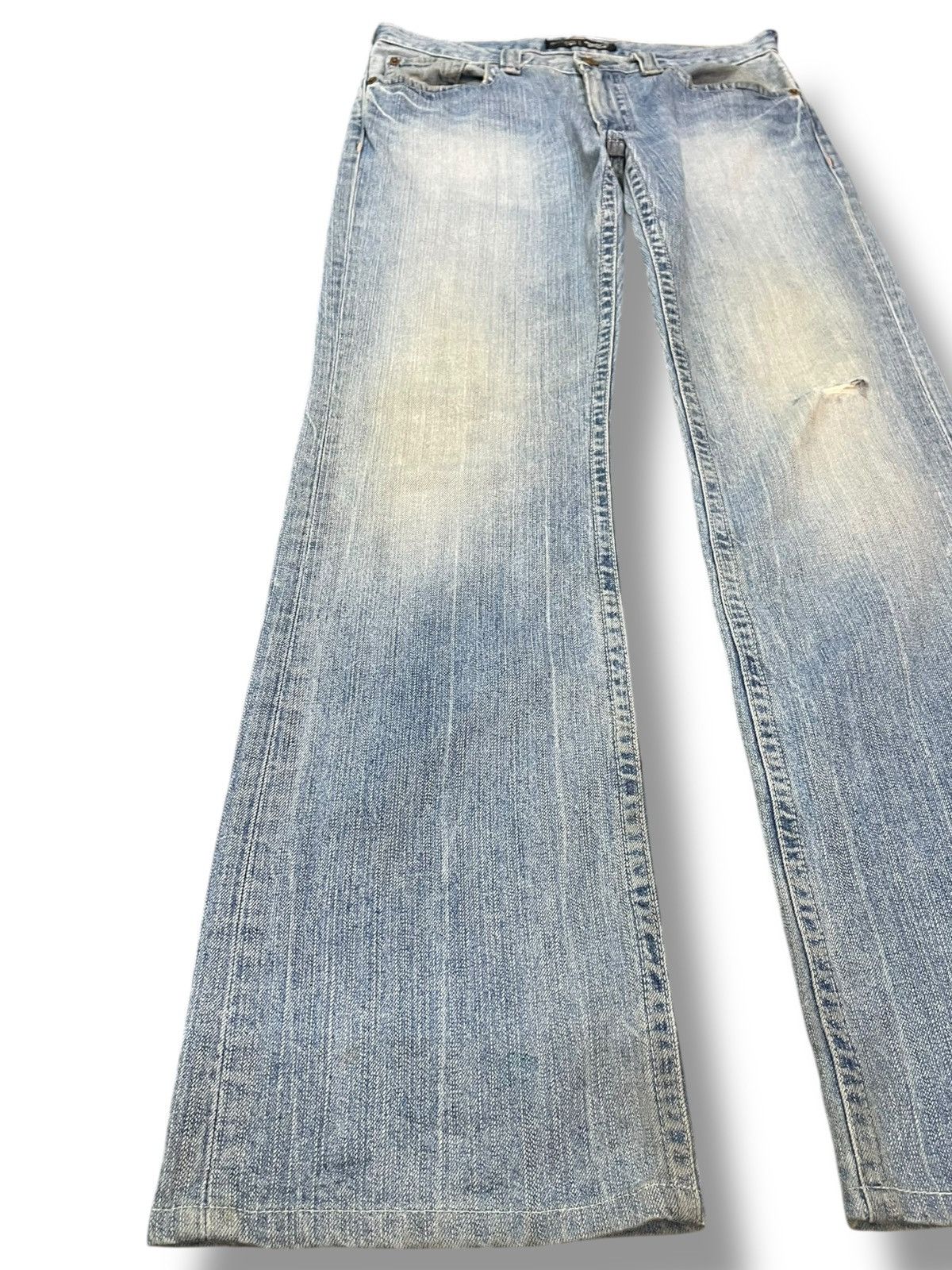 Japanese Brand × Jun Takahashi × Uniqlo Vintage Uniqlo Regular Fit BootCut Denim Size US 32 / EU 48 - 3 Thumbnail