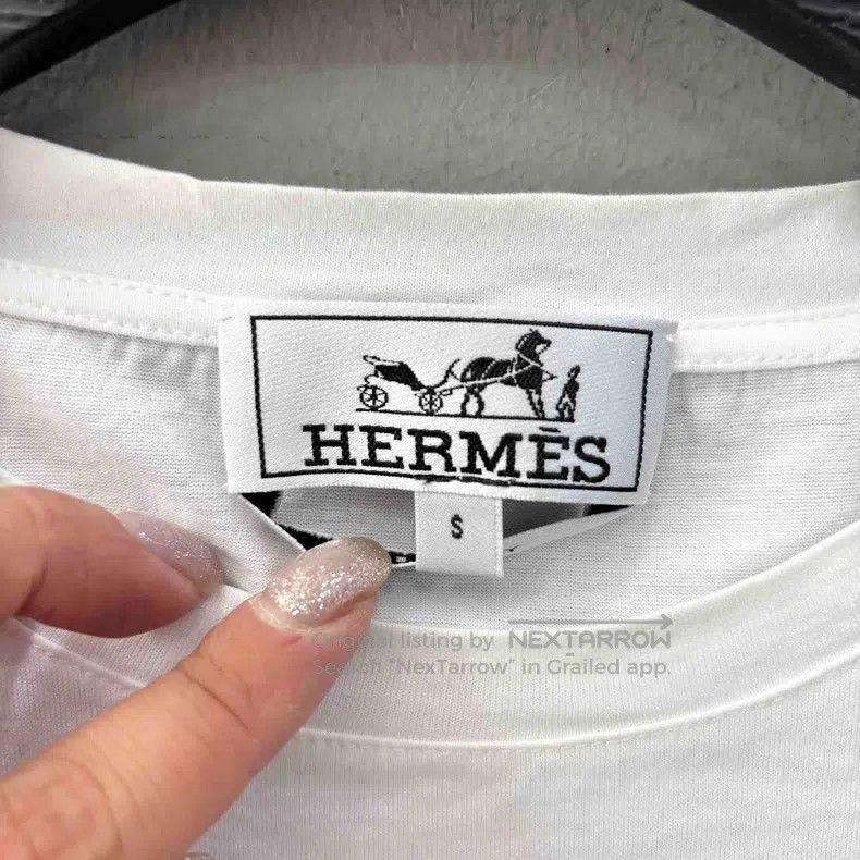 Hermes Hermes Pig Nose Buckle Short Sleeve Size S / US 4 / IT 40 - 3 Thumbnail