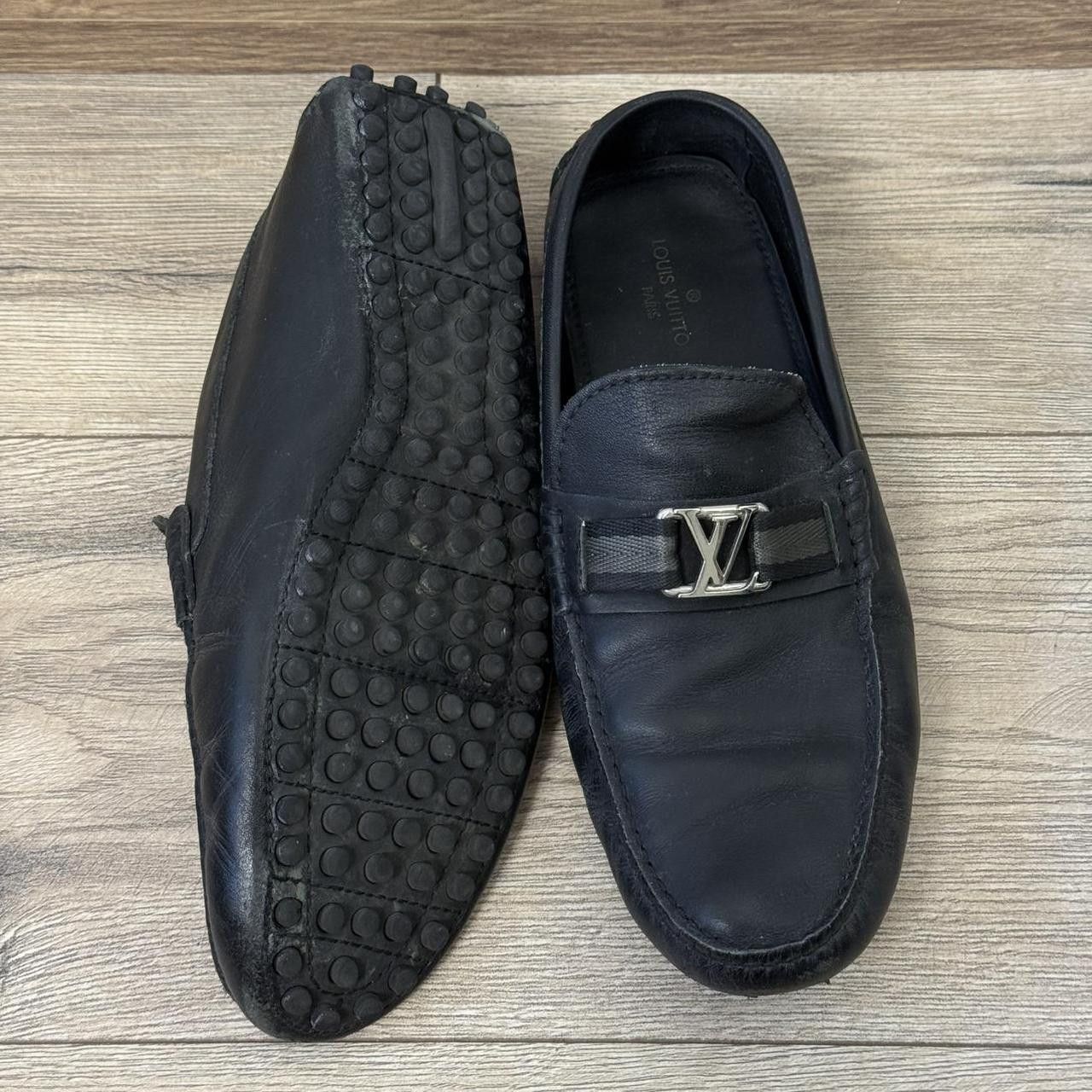 Louis Vuitton Louis Vuitton Black Loafers Shoes Mens Size US 10 / EU 43 - 4 Thumbnail