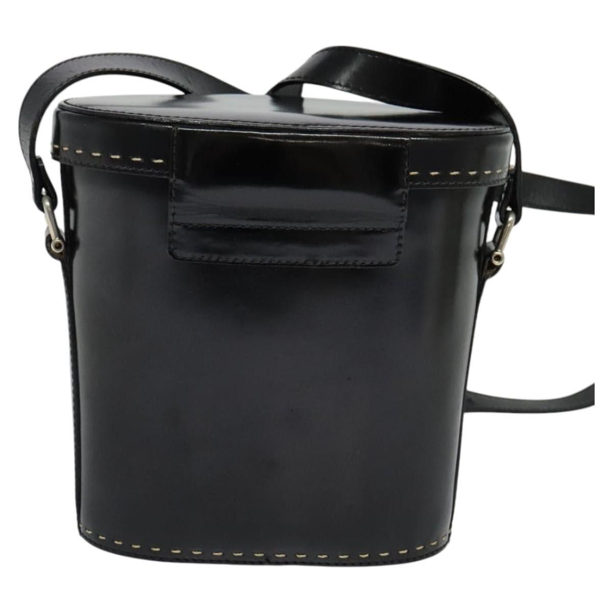 Celine CELINE Shoulder Bag Patent Leather Black Size ONE SIZE - 3 Thumbnail