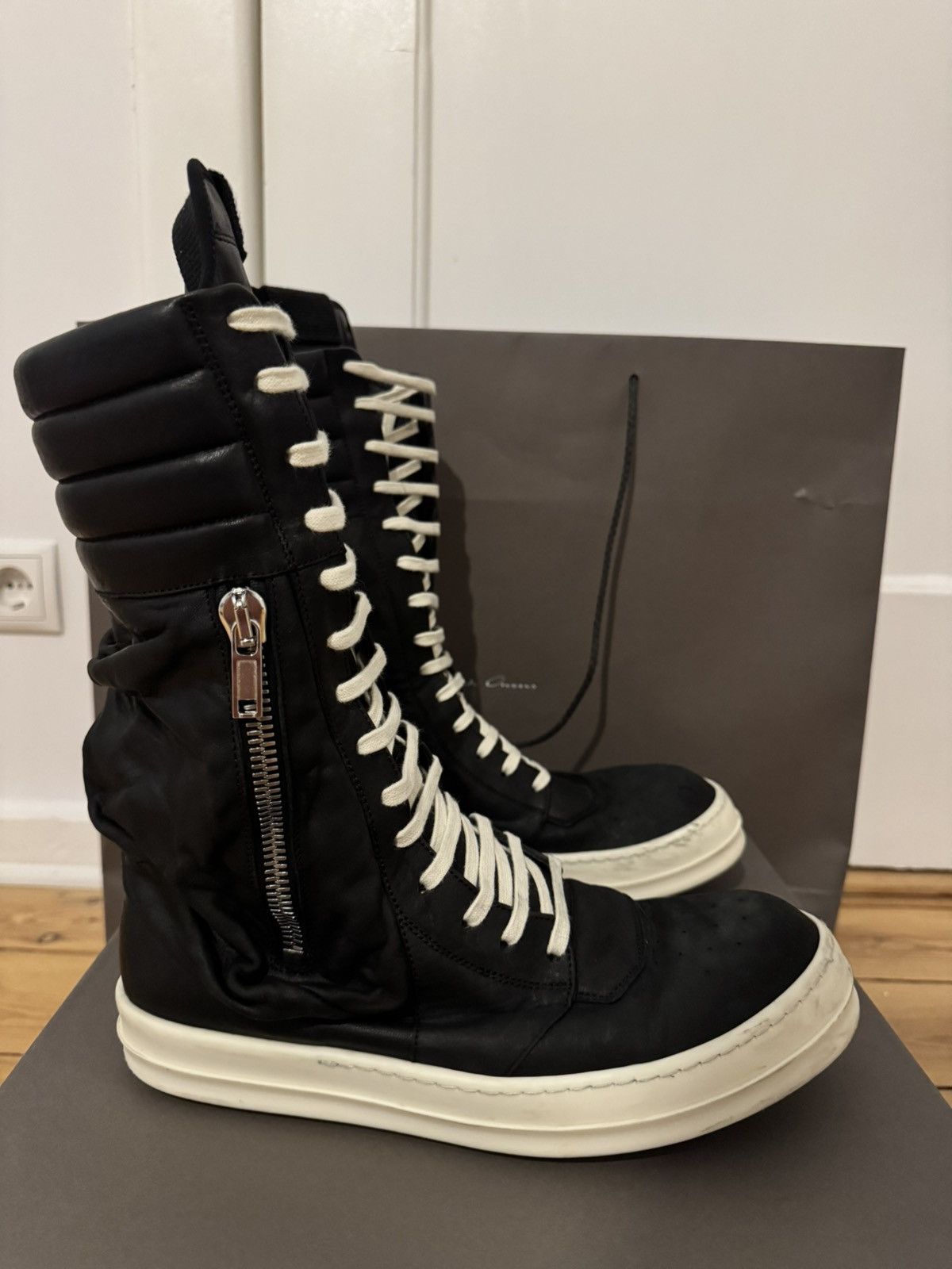 Rick Owens Rick owens geobasket 43 triple black | Grailed