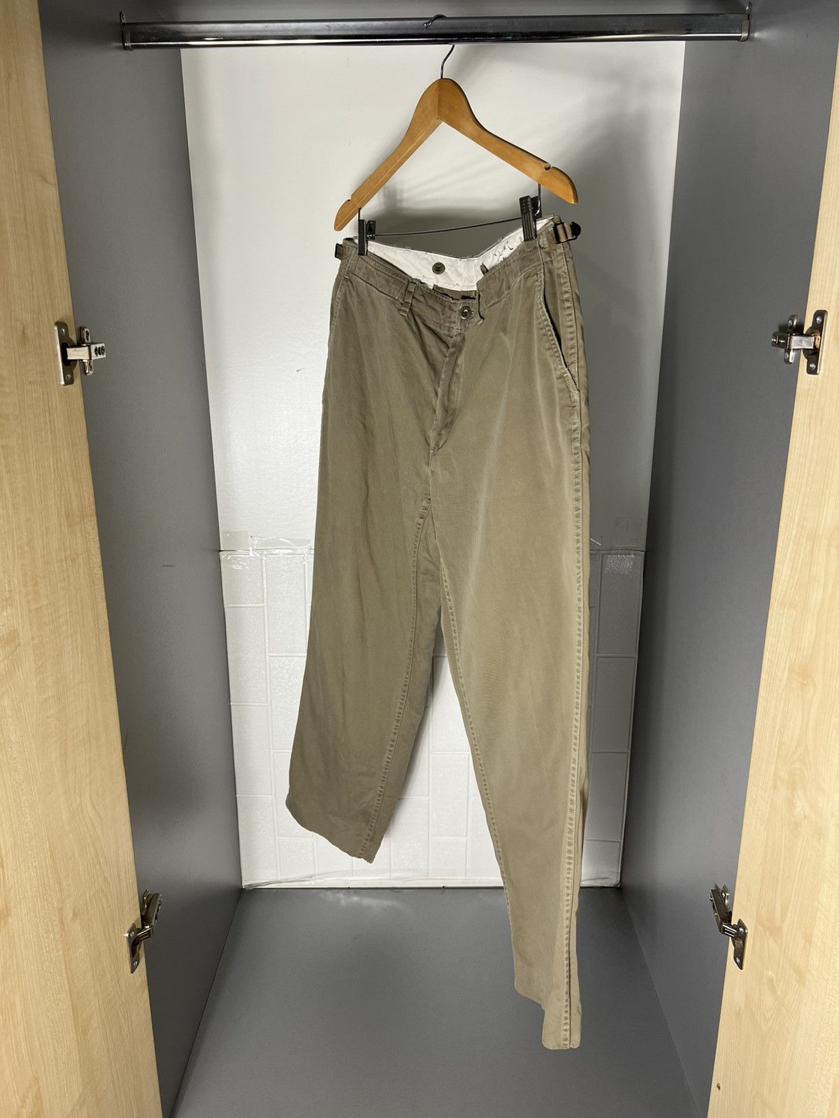 Polo Ralph Lauren VINTAGE POLO RALPH LAUREN MILITARY CHINO PANTS CASUAL 90s Size US 36 / EU 52 - 9 Thumbnail