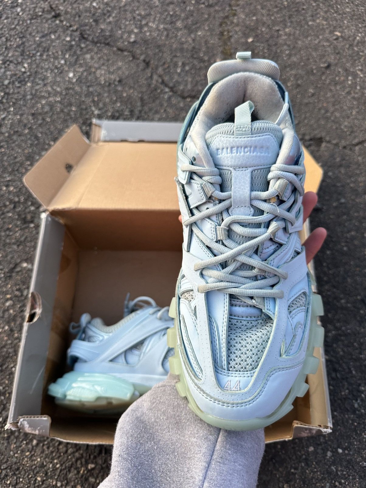 Balenciaga Balenciaga Track Blue Gel Size US 11 / EU 44 - 10 Thumbnail