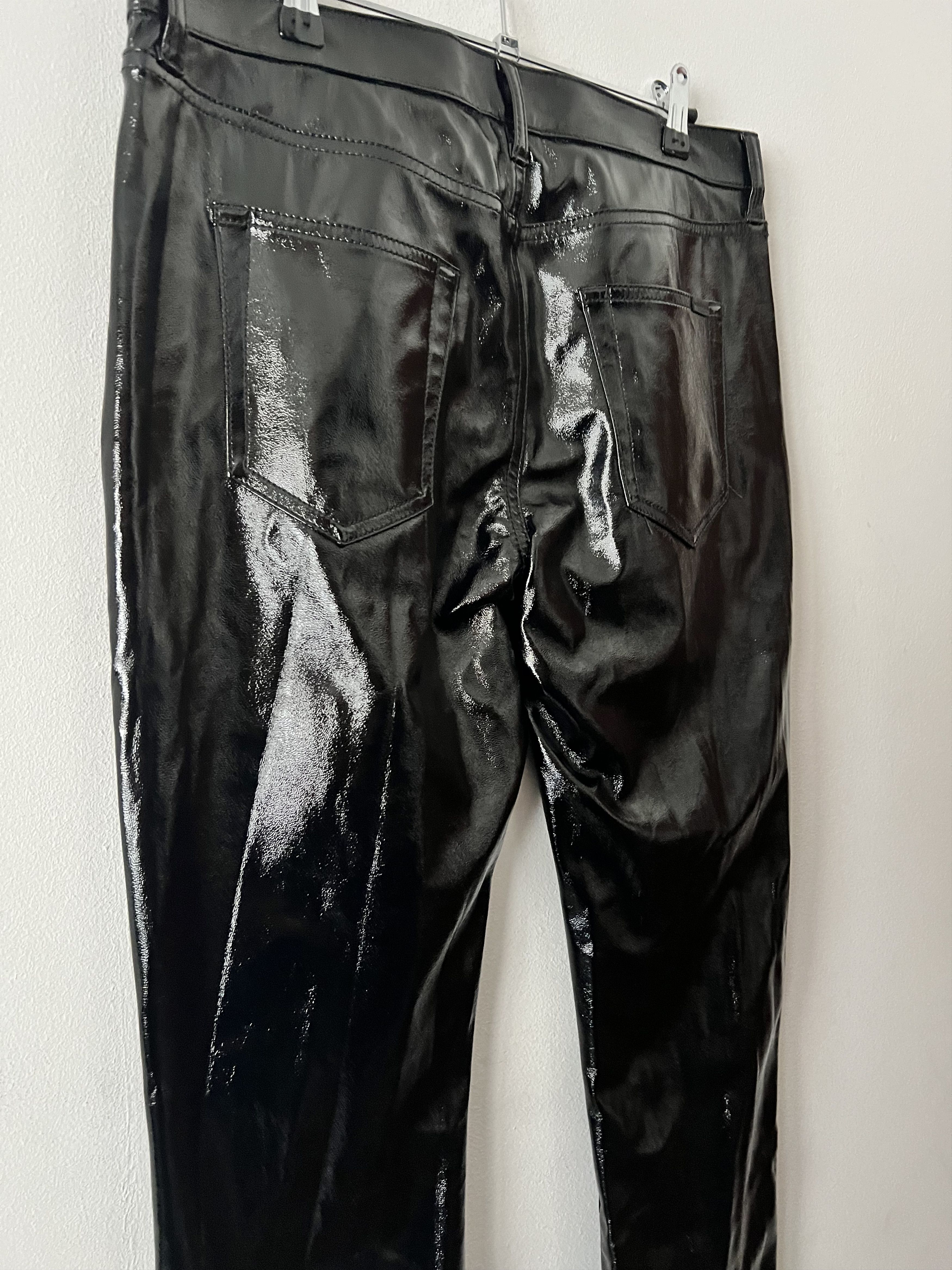 Saint Laurent Paris BNWT Slim Pants With Shiny Effect Size US 30 / EU 46 - 7 Thumbnail