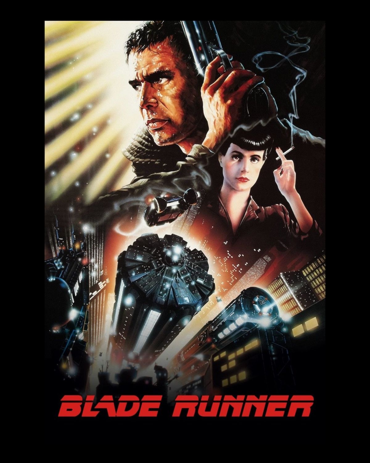 Vintage Vintage 1992 Blade Runner Director's Cut Movie Harrison Ford Size US L / EU 52-54 / 3 - 4 Thumbnail