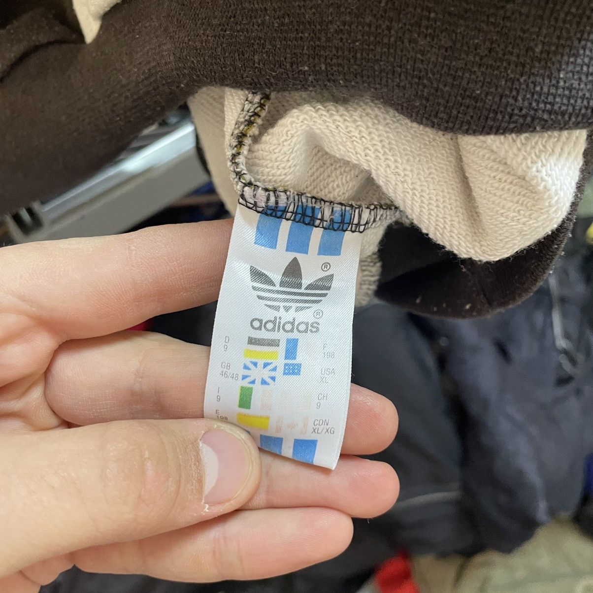 Adidas × Vintage adidas stripe sweatshirt boxy center logo baggy olympic equi Size US XL / EU 56 / 4 - 7 Thumbnail