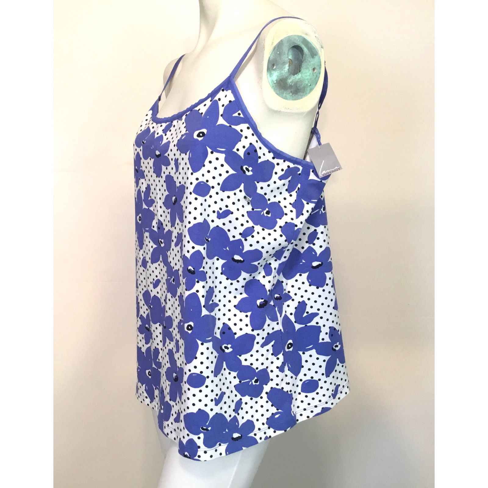 Other Lane Bryant Camisole NWT Size 18/20 Purple Floral Black Dot Size ONE SIZE - 6 Thumbnail