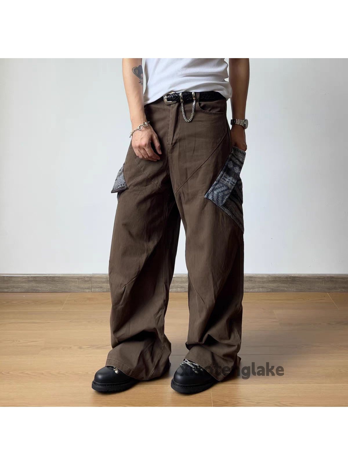 Vintage xz utility military outdoor loose baggy wide Leg pants Size US 32 / EU 48 - 2 Thumbnail