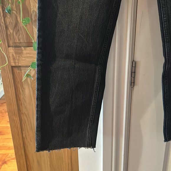 RE/DONE RE/DONE high rise stove pipe straight jeans 27 raw hem Size 27" / US 4 / IT 40 - 4 Thumbnail