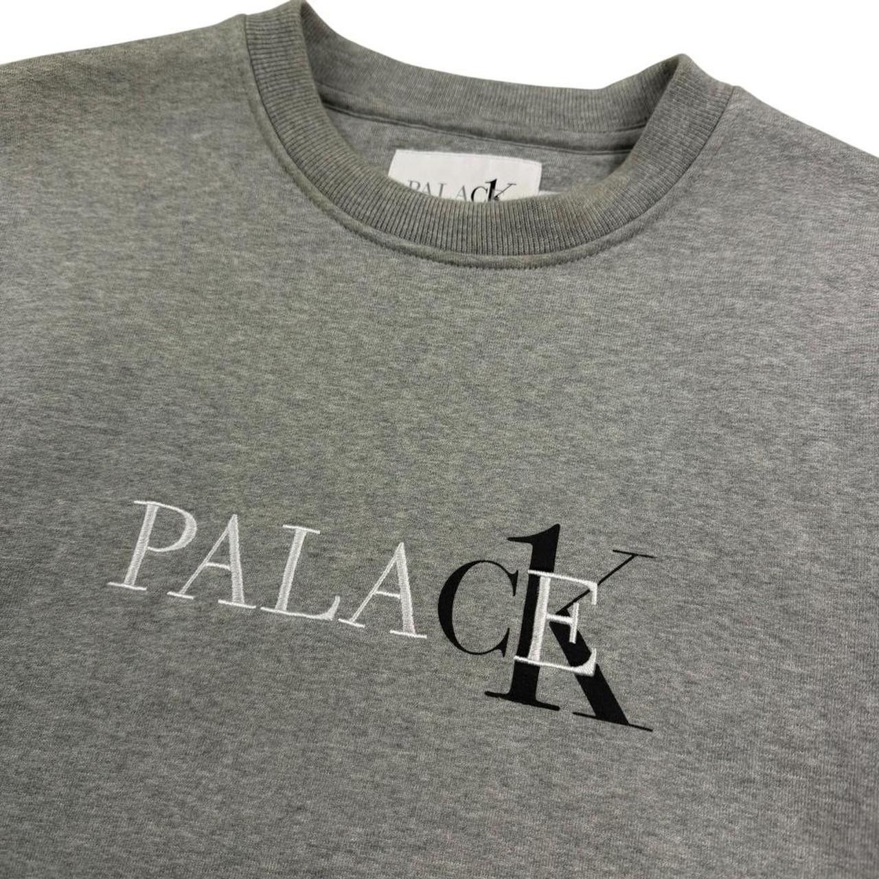 Calvin Klein × Palace Palace CK1 Calvin Klein Light Grey Heather Crew Extra Small Size US XS / EU 42 / 0 - 4 Thumbnail