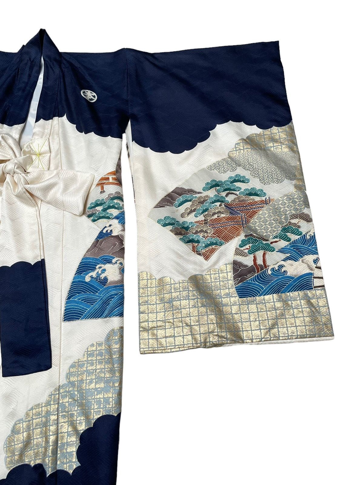 Japanese Brand × Vintage Vintage Japanese Brand Kimono Full Print 1990s Size XS / US 0-2 / IT 36-38 - 5 Thumbnail