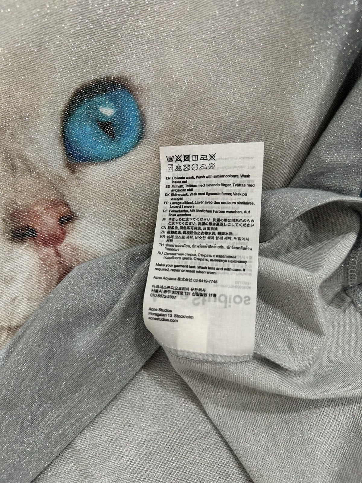 Acne Studios FW24 Acne Studios Cat T-Shirt Size US S / EU 44-46 / 1 - 8 Thumbnail