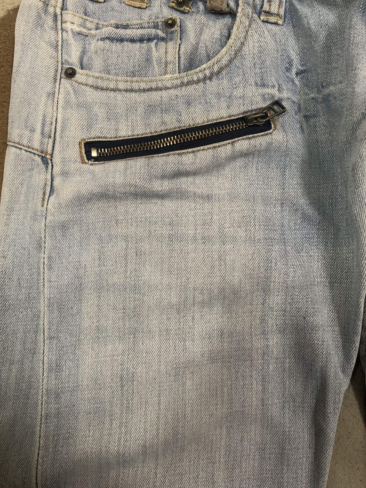 If Six Was Nine Vintage Japanese Handcrafted Double Waist Punk Style Jeans Size US 30 / EU 46 - 7 Thumbnail
