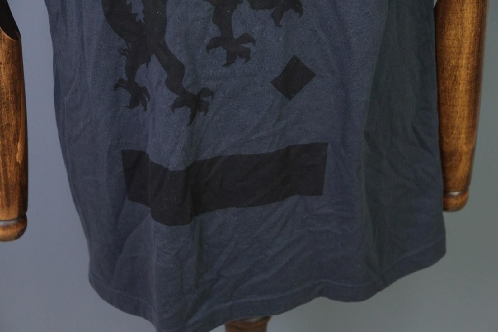 Maharishi Maharishi Blue Graphic Print 100% Cotton Shirt Top Size L Size L / US 10 / IT 46 - 3 Thumbnail