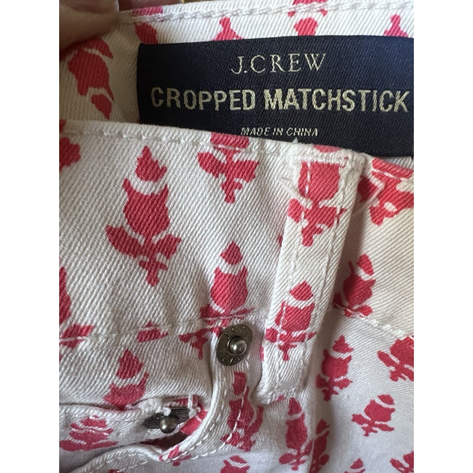 J.Crew J.Crew Cropped Matchstick Ankle Pants Pockets 30x24 Stretch Size 30" / US 8 / IT 44 - 7 Thumbnail