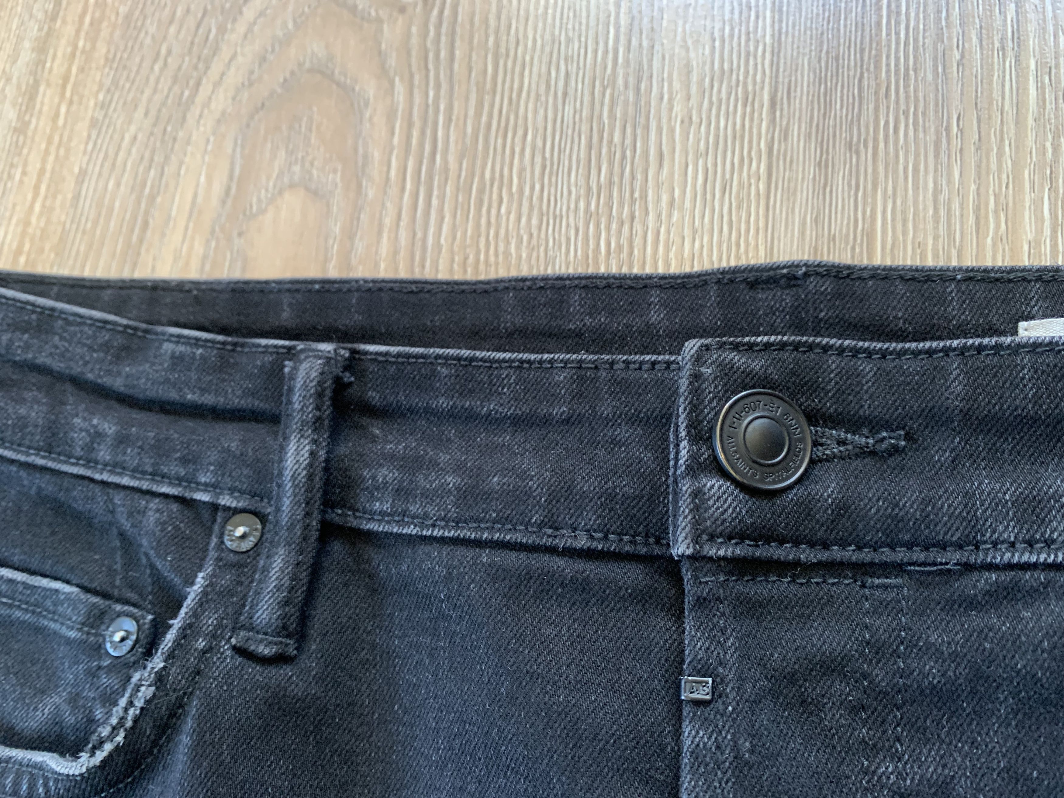 Allsaints AllSaints Rex Washed Black Slim Fit Jeans Size US 34 / EU 50 - 7 Thumbnail