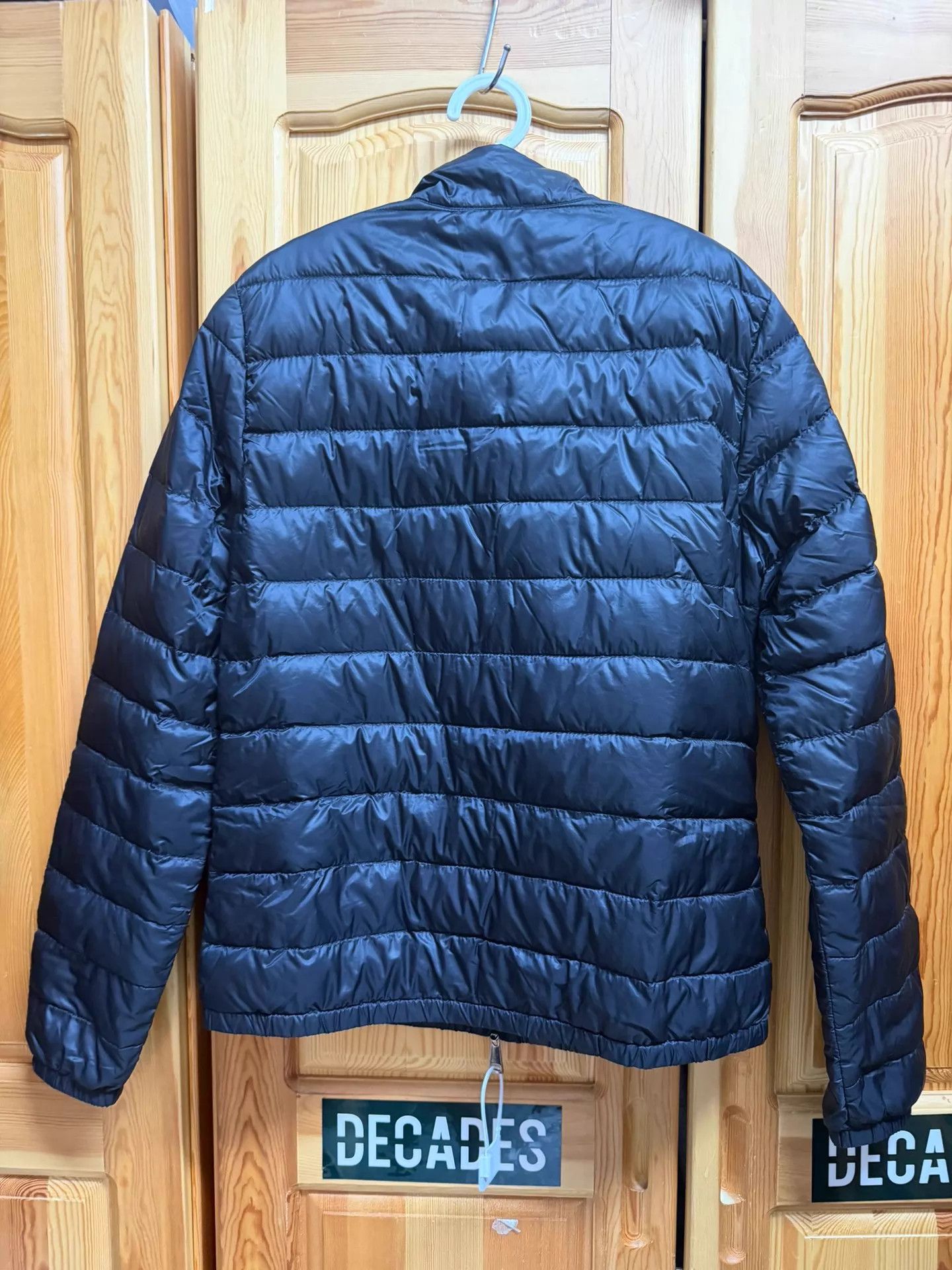 Moncler Moncler Lans Black Thin Down Jacket Size 3 Size US L / EU 52-54 / 3 - 3 Thumbnail