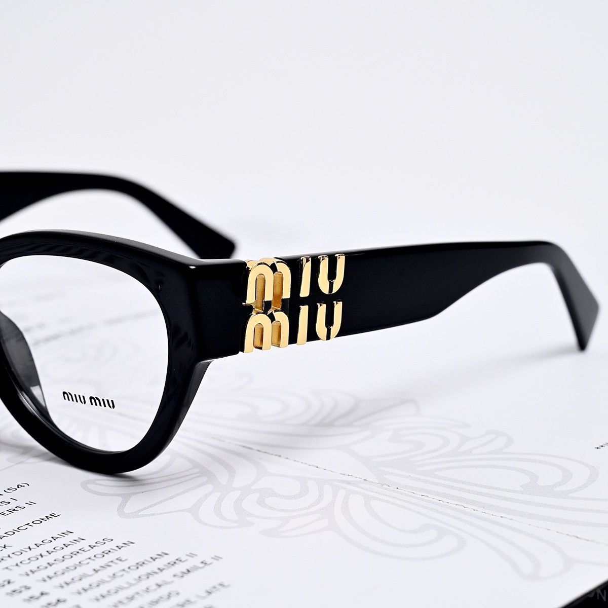 Miu Miu MIU MIU 0MU 01VV GLASSES Size ONE SIZE - 3 Thumbnail