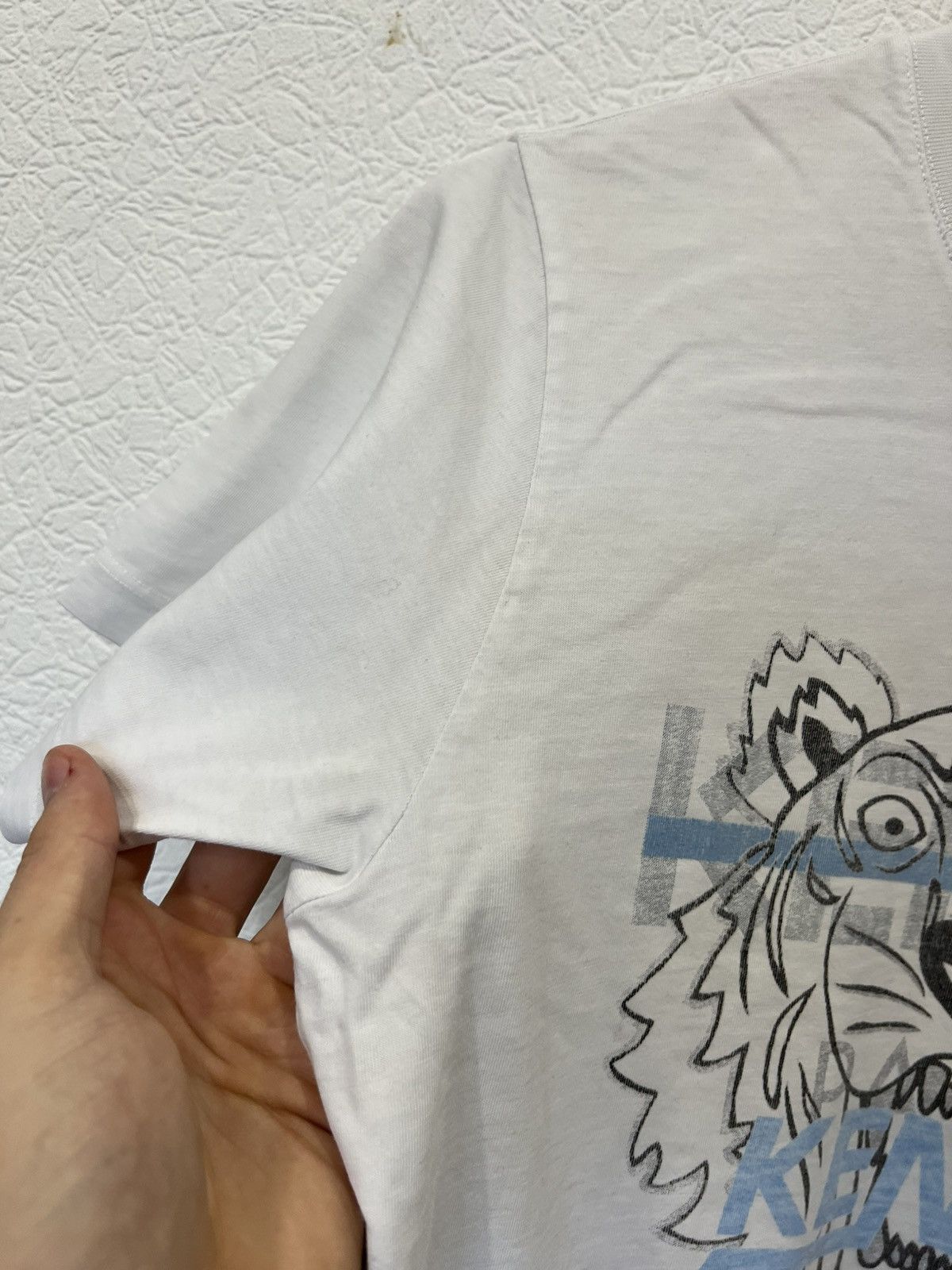Kenzo Kenzo White Basic T Shirt Tee Size US S / EU 44-46 / 1 - 4 Thumbnail