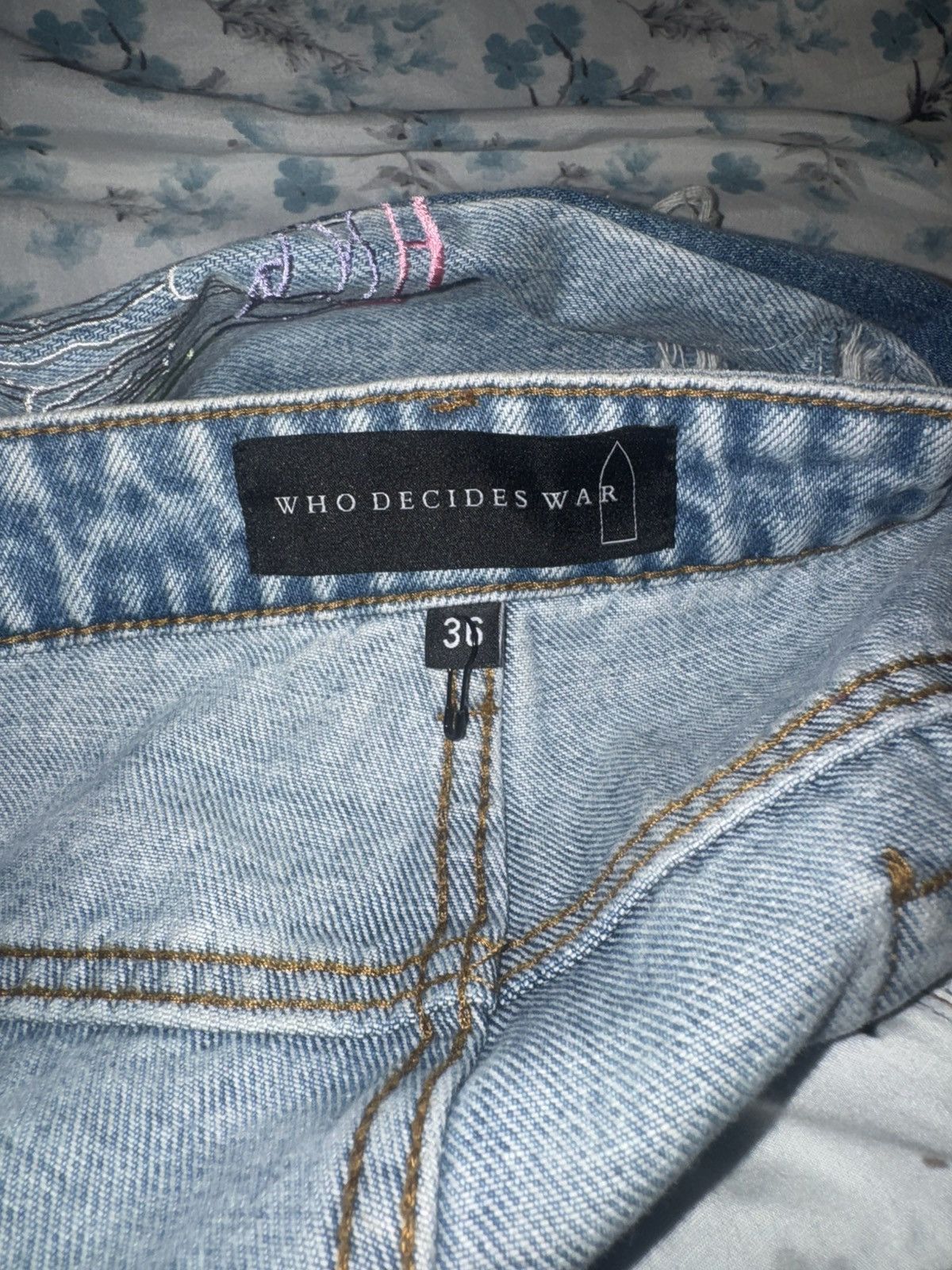 Who Decides War Who decides war multicolor jeans Size US 36 / EU 52 - 4 Thumbnail