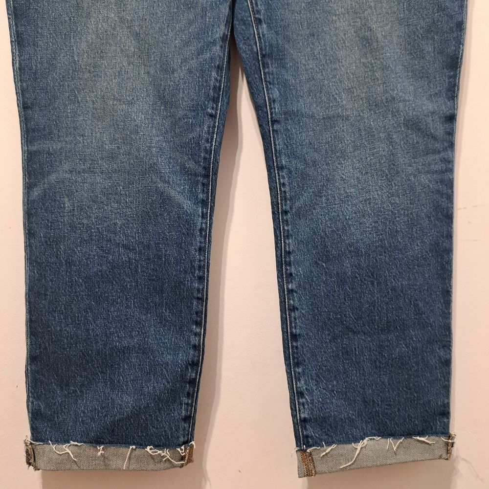 J.Crew J.Crew Slim Boyfriend Jeans All Day Stretch Straight Leg Size 29 Petite Blue NWT Size 29" - 8 Thumbnail