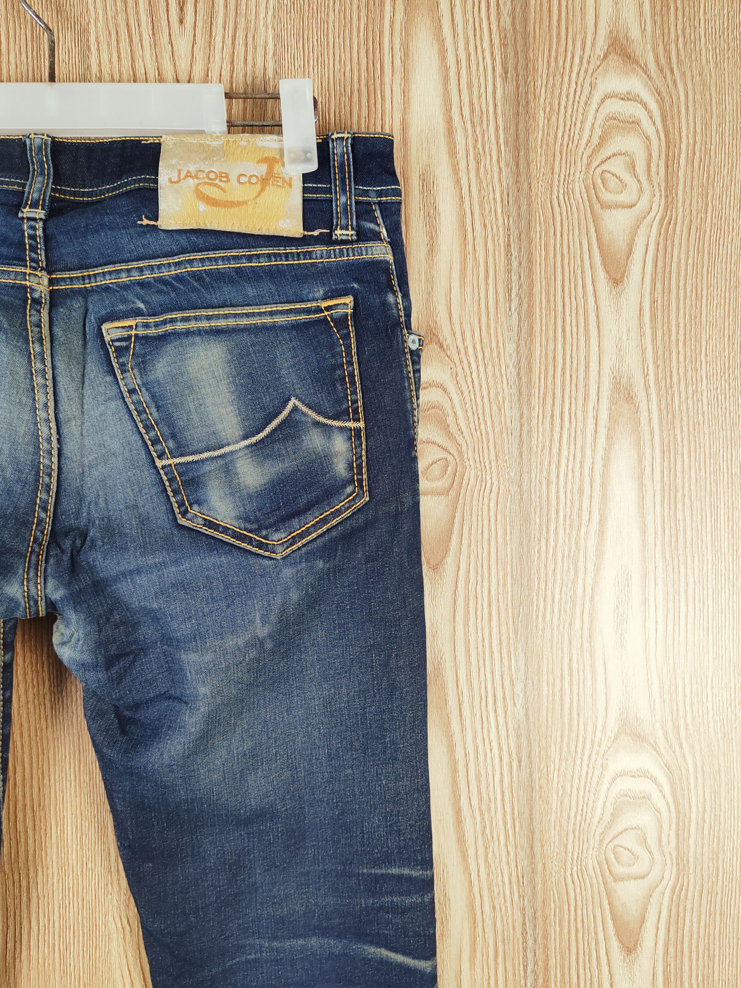 Jacob Cohen Jacob Cohen handmade Dark Blue Ripped Jeans #S2766 Size US 30 / EU 46 - 12 Thumbnail