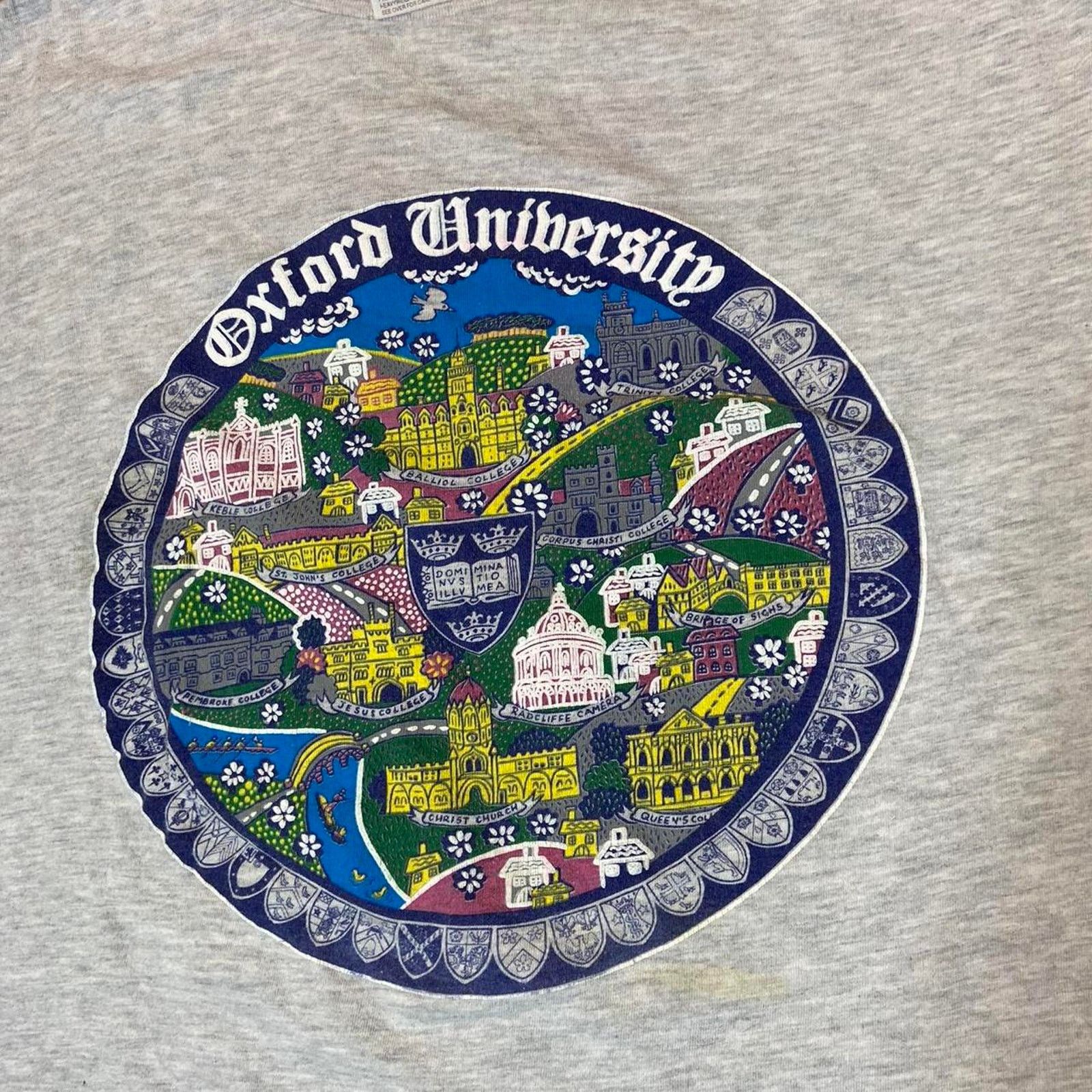 Fruit Of The Loom 90s oxford college tee shirt Size US XL / EU 56 / 4 - 3 Thumbnail
