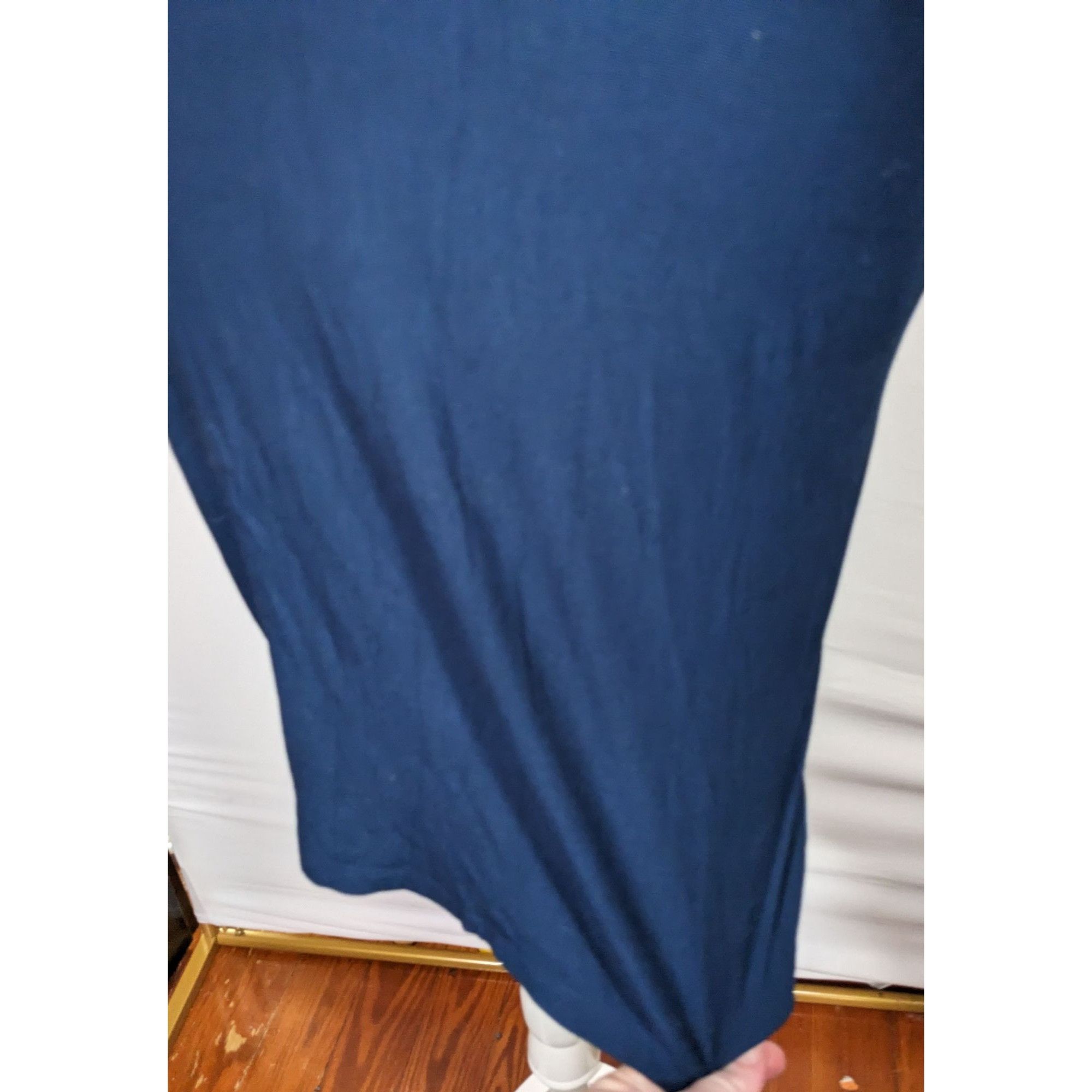 Other Pitbull Jeans Sporty Blue And Silver Bodycon Dress With Mesh Size S / US 4 / IT 40 - 8 Thumbnail