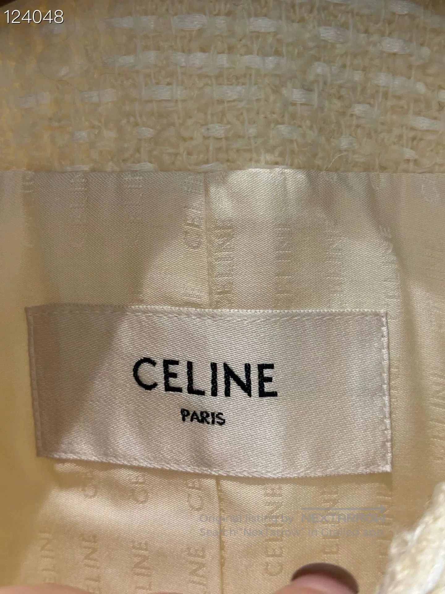 Celine Celine Tweed Triomphe Hunting Blazer. Size XXS / US 00 / IT 34 - 4 Thumbnail
