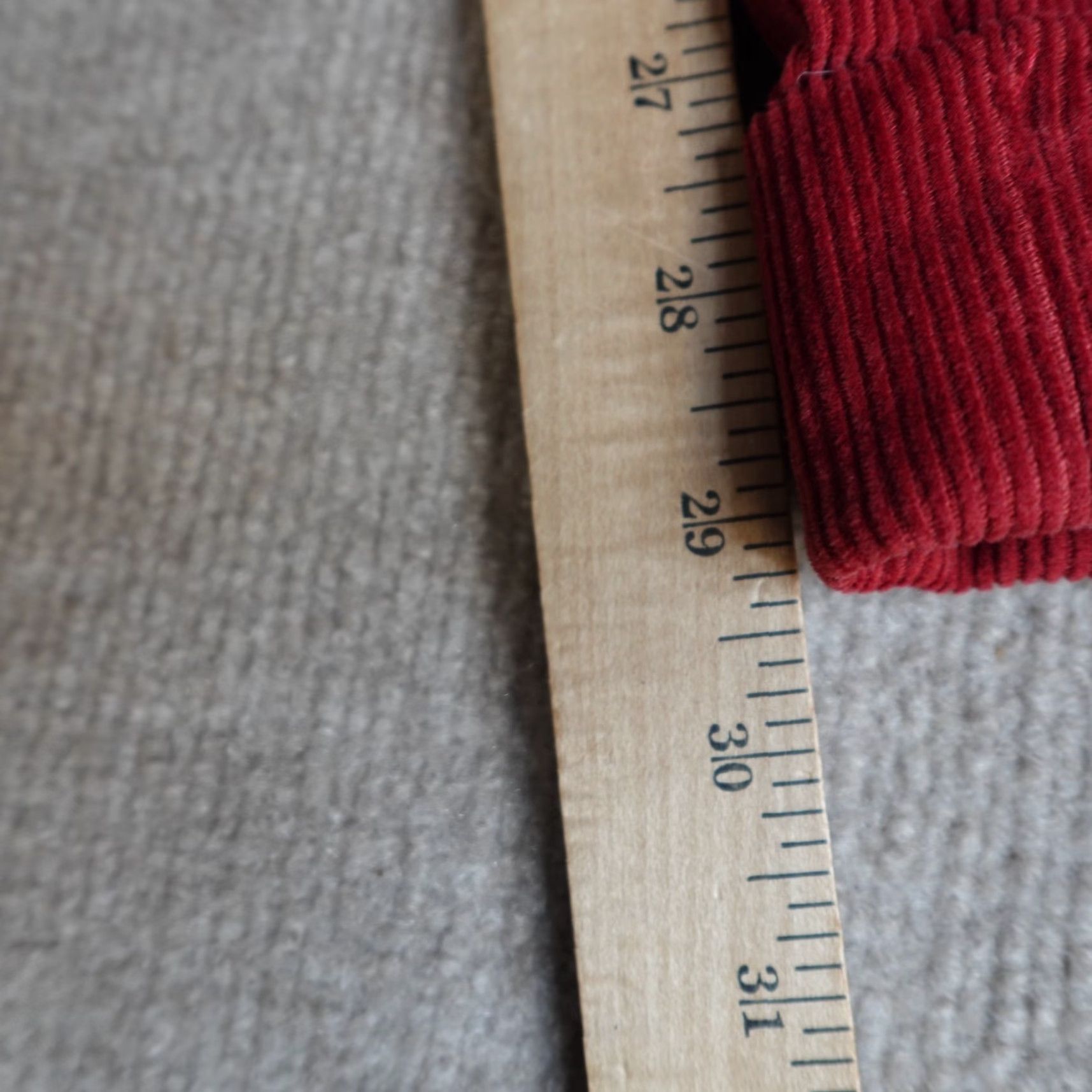 Bills Khakis Bills Khakis Pants Mens 38 x 30 Khakis Flat Front Corduroy Red Regular 30 Inseam Cuffed Pockets Solid Classic Preppy Mens Size US 38 / EU 54 - 3 Thumbnail