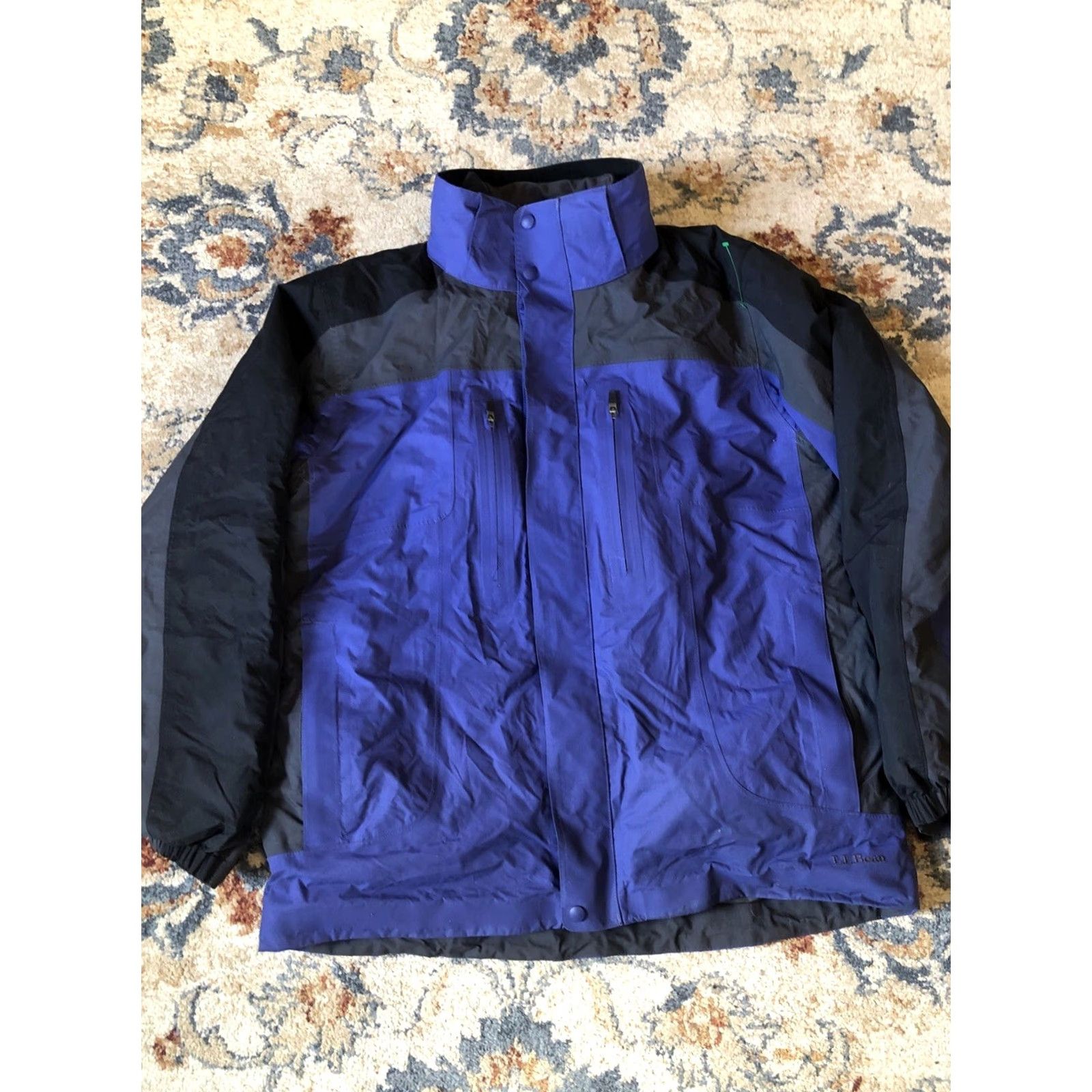 Vintage VINTAGE L.L. Bean Jacket Mens L Blue Ski 3-in-1 Full Zip Mid-Length Nylon Water Resistant Wind-Resistant Pockets Zipped Pockets Removable Lining Size US L / EU 52-54 / 3 - 6 Thumbnail
