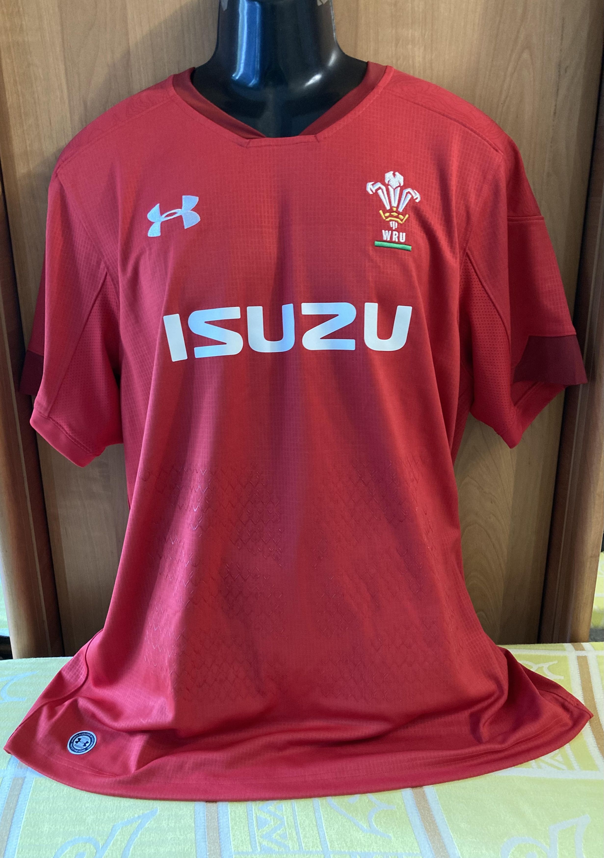 Under Armour Under Armour Rugby Wales National Team WRU Jersey 2016 Home Size US XXL / EU 58 / 5 - 1 Thumbnail