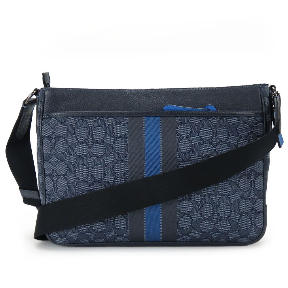 Coach Coach Thompson C5291 Messenger Bag Navy Canvas Crossbody Bag C5291 in Blue, Men's