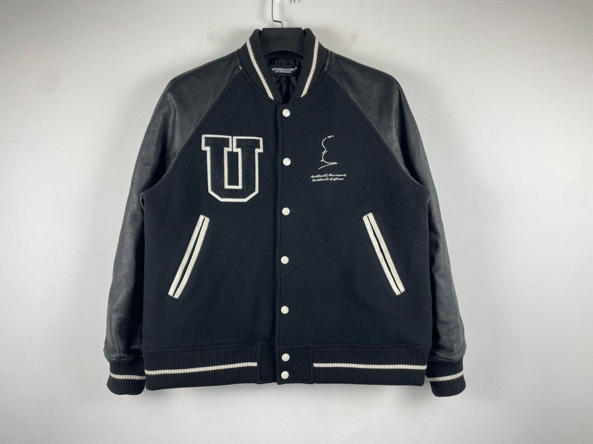 Undercover Undercover 22AW Hitchcock Wool Varsity Jacket Size US S / EU 44-46 / 1 - 7 Thumbnail