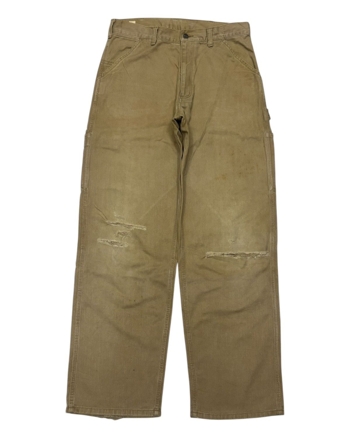 Carhartt 🔥Vintage Carhartt Brown Workwear Carpenter Pants Size US 33 - 8 Thumbnail