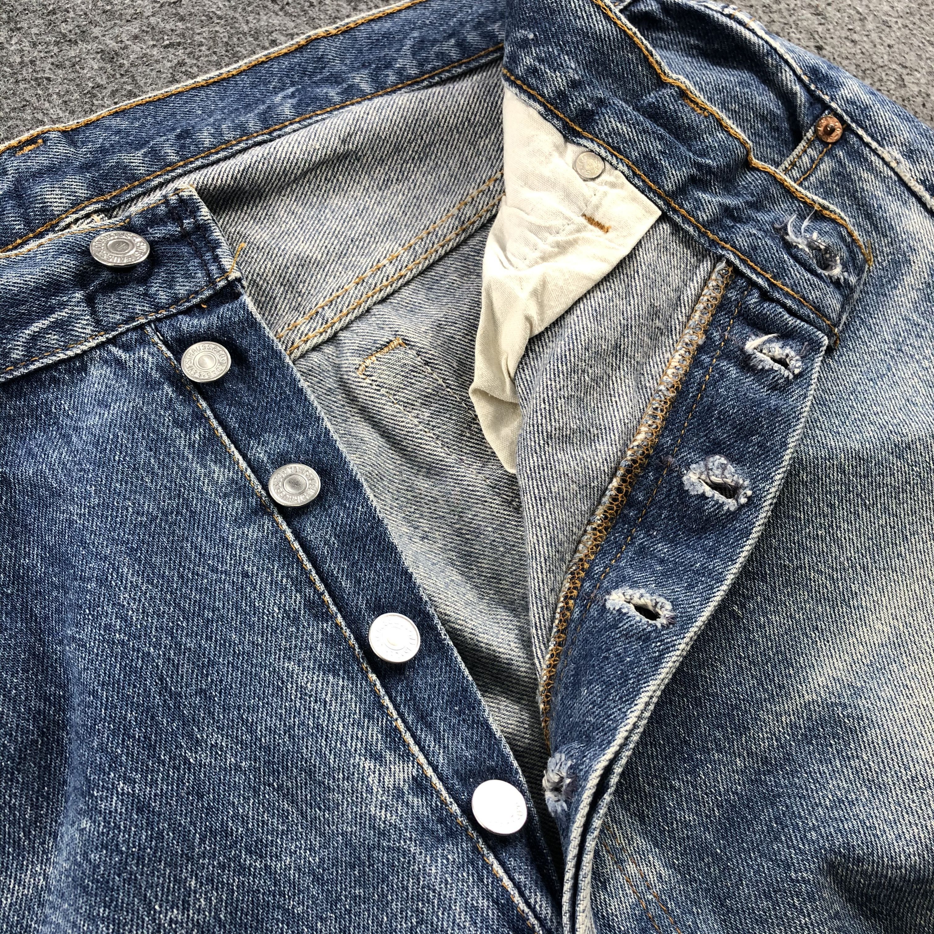 Levi's Vintage 90s Levis 501 Jeans-JM919 Size US 36 / EU 52 - 8 Thumbnail
