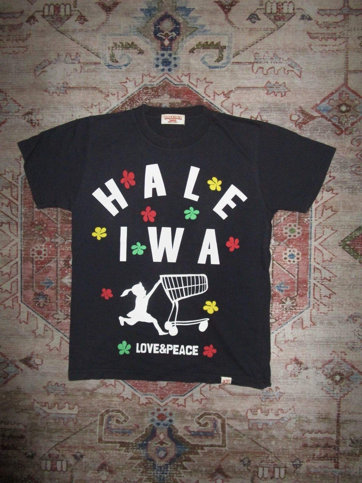 Other Haleiwa T-Shirt Vintage Love&Peace Jamaica Size US XS / EU 42 / 0 - 3 Thumbnail
