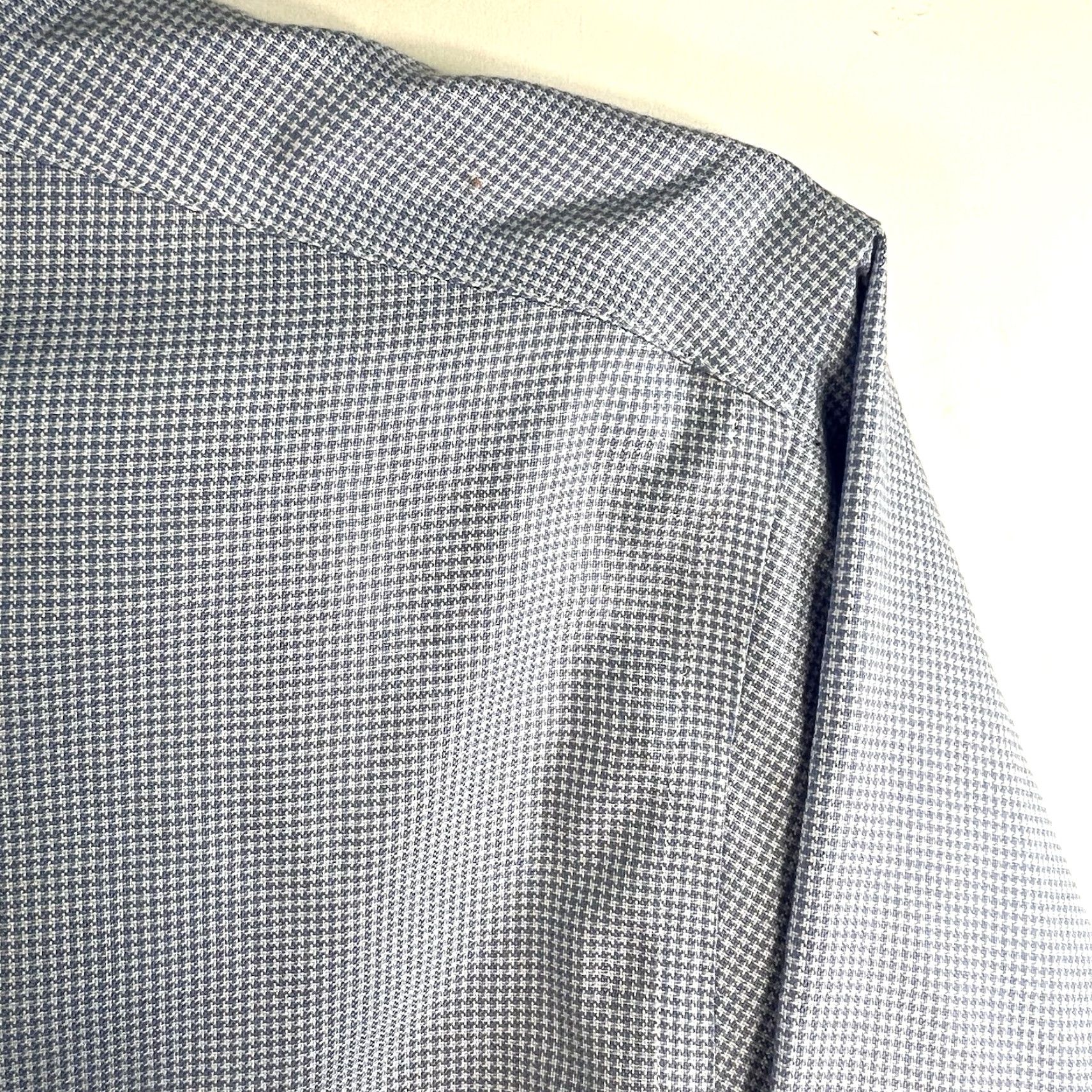 Brooks Brothers Brooks Brothers Country Club Houndstooth Button-Up Shirt Mens 2XL Blue Classic Regular Fit Size US XXL / EU 58 / 5 - 2 Thumbnail