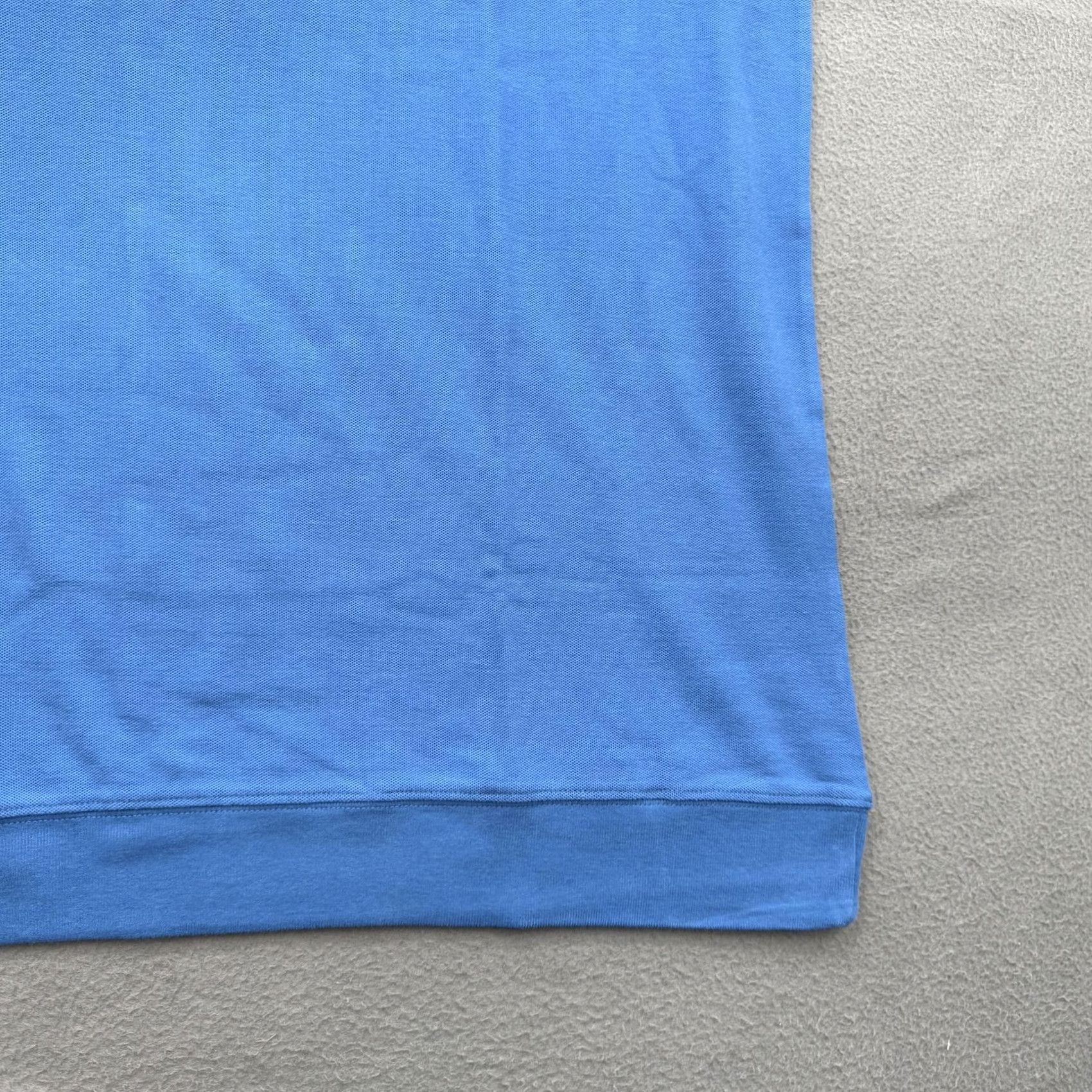 Duluth Trading Company Duluth Trading Co Polo Shirt Mens LT Blue Short Sleeve Pocket Ribbed Banded Bottom 100% Cotton Modern Fit Classic Logo Size US L / EU 52-54 / 3 - 7 Thumbnail