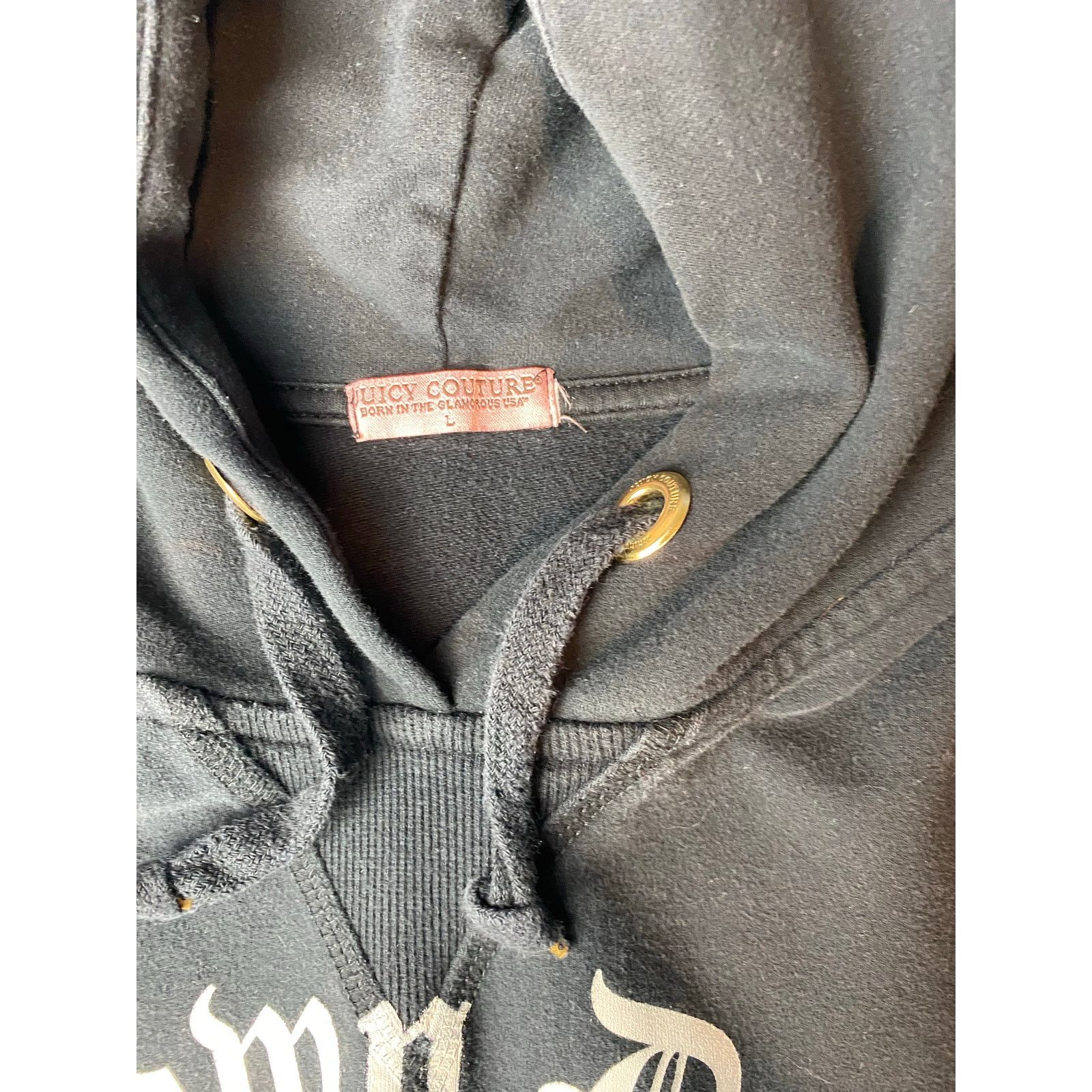 Juicy Couture Juicy Couture RARE Y2K Down Dog Couture Bk Hoodie, Sz L Size L / US 10 / IT 46 - 7 Thumbnail