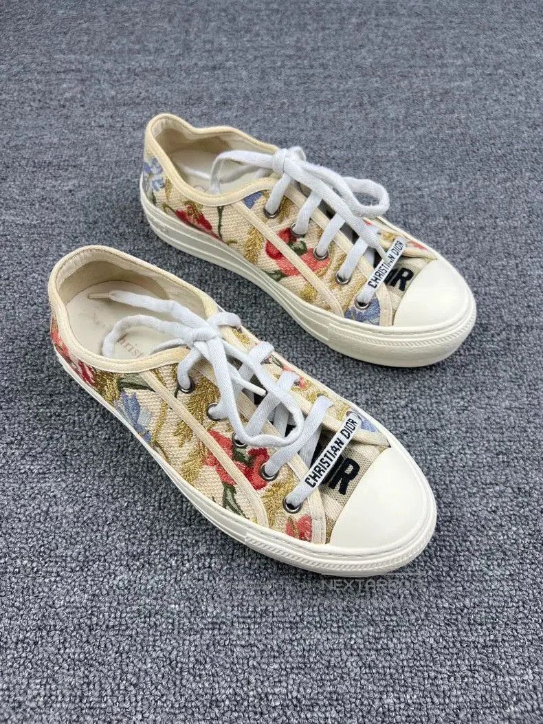 Dior Dior Floral Print Low. Size US 5 / EU 37 - 2 Thumbnail