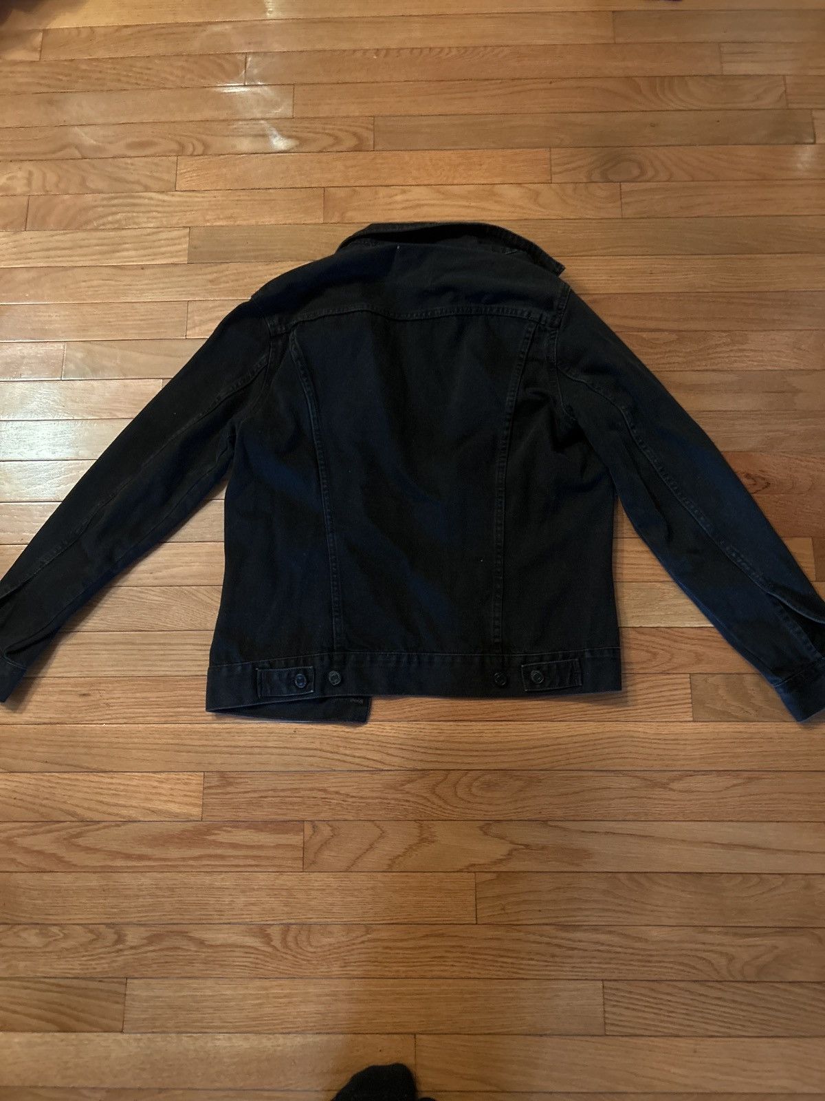 H&M Black jean jacket Size US XS / EU 42 / 0 - 2 Thumbnail